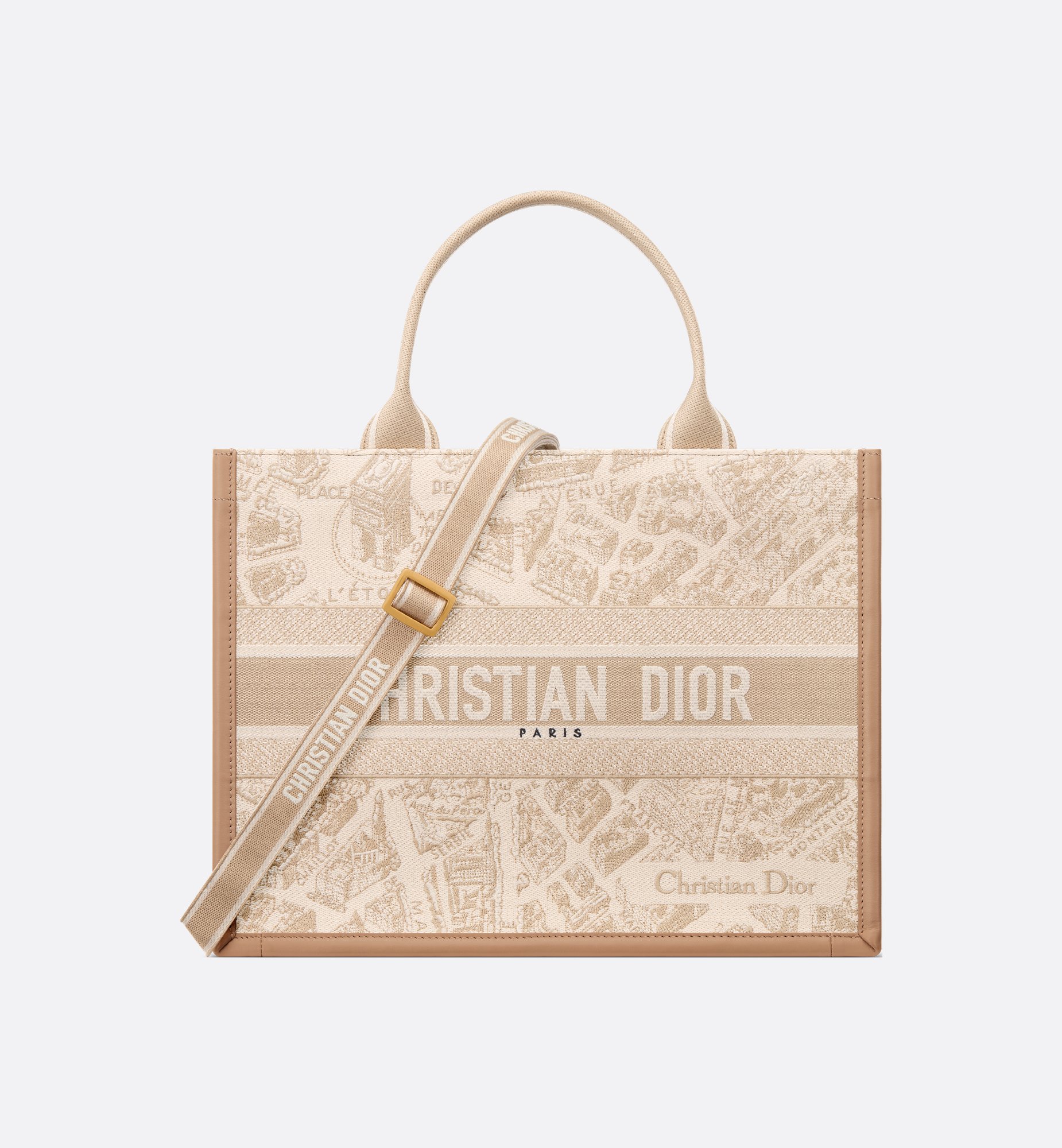Medium Dior Book Tote Black and White Plan de Paris Medium Dior Book Tote Black and White Plan de Paris