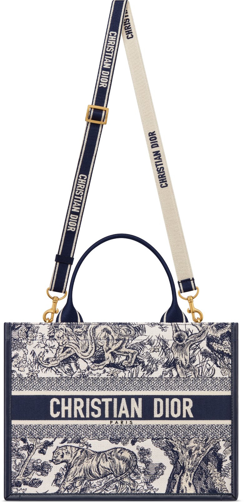 Dior Book Tote Toile de Jouy Sauvage 36 5 x 28 x 16 5 DIOR