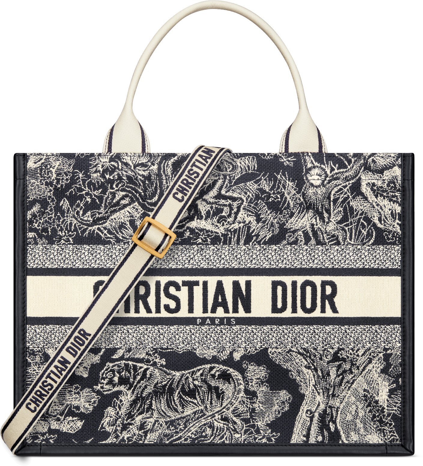 Medium Dior Book Tote aria_woman_viewcode_e01