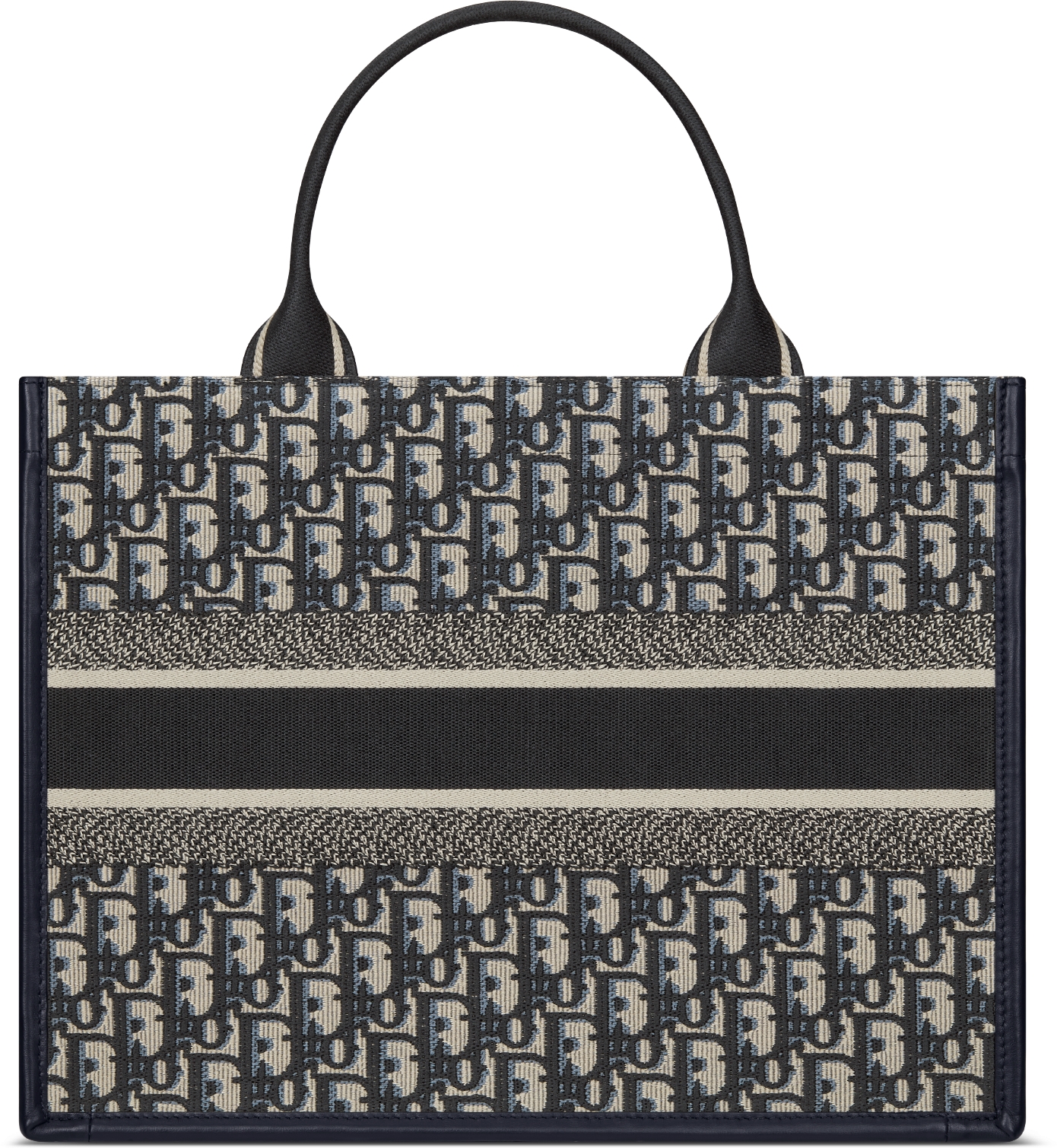 DIOR | Dior Book Tote バッグ ミディアム ディオール オブリーク エンブロイダリー & カーフスキン (36.5 x 28 x  16.5 cm)