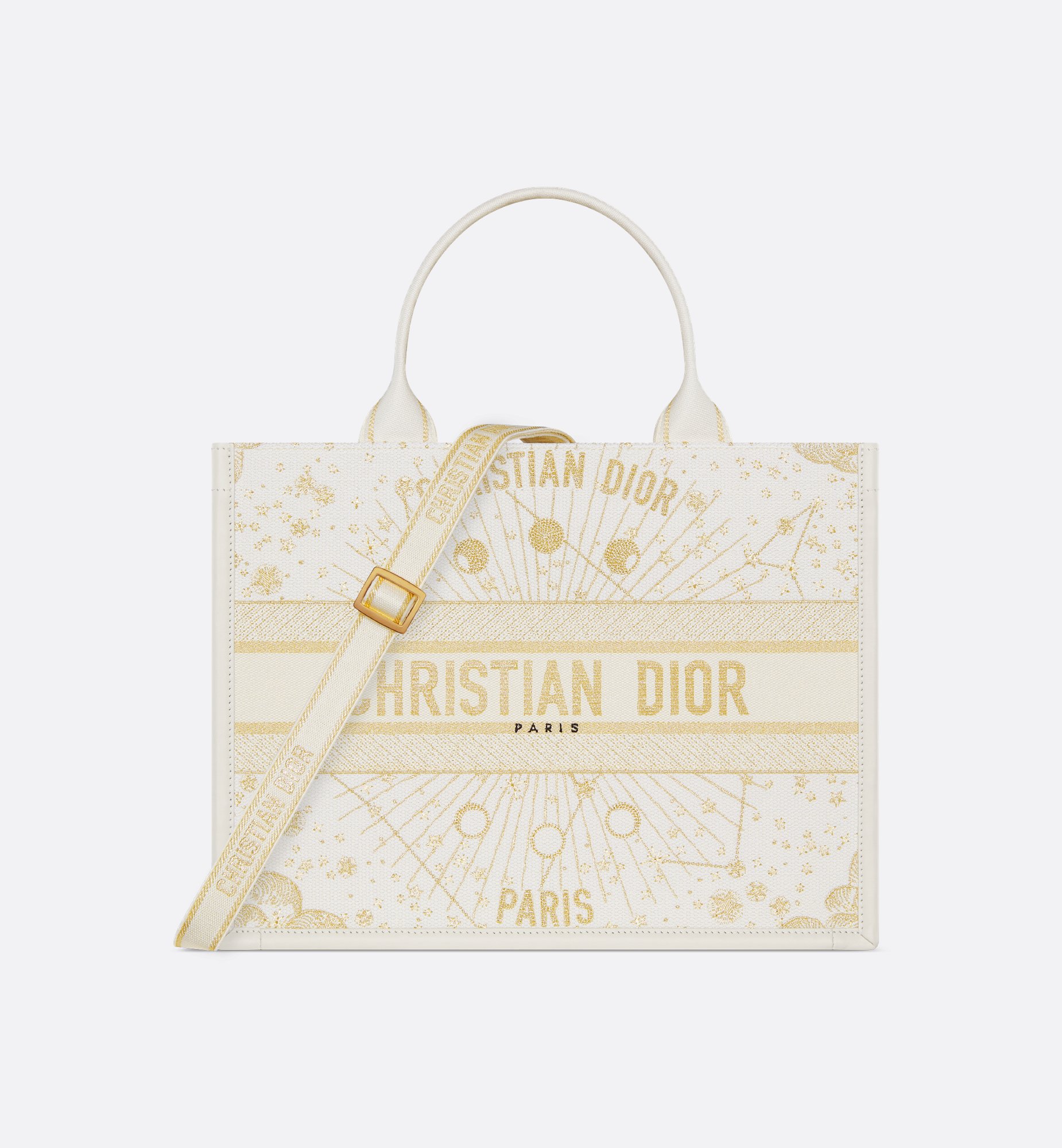 Dior Astral 70 Square Scarf White and Gold-Tone Silk Twill Dior Astral 70 Square Scarf White and Gold-Tone Silk Twill