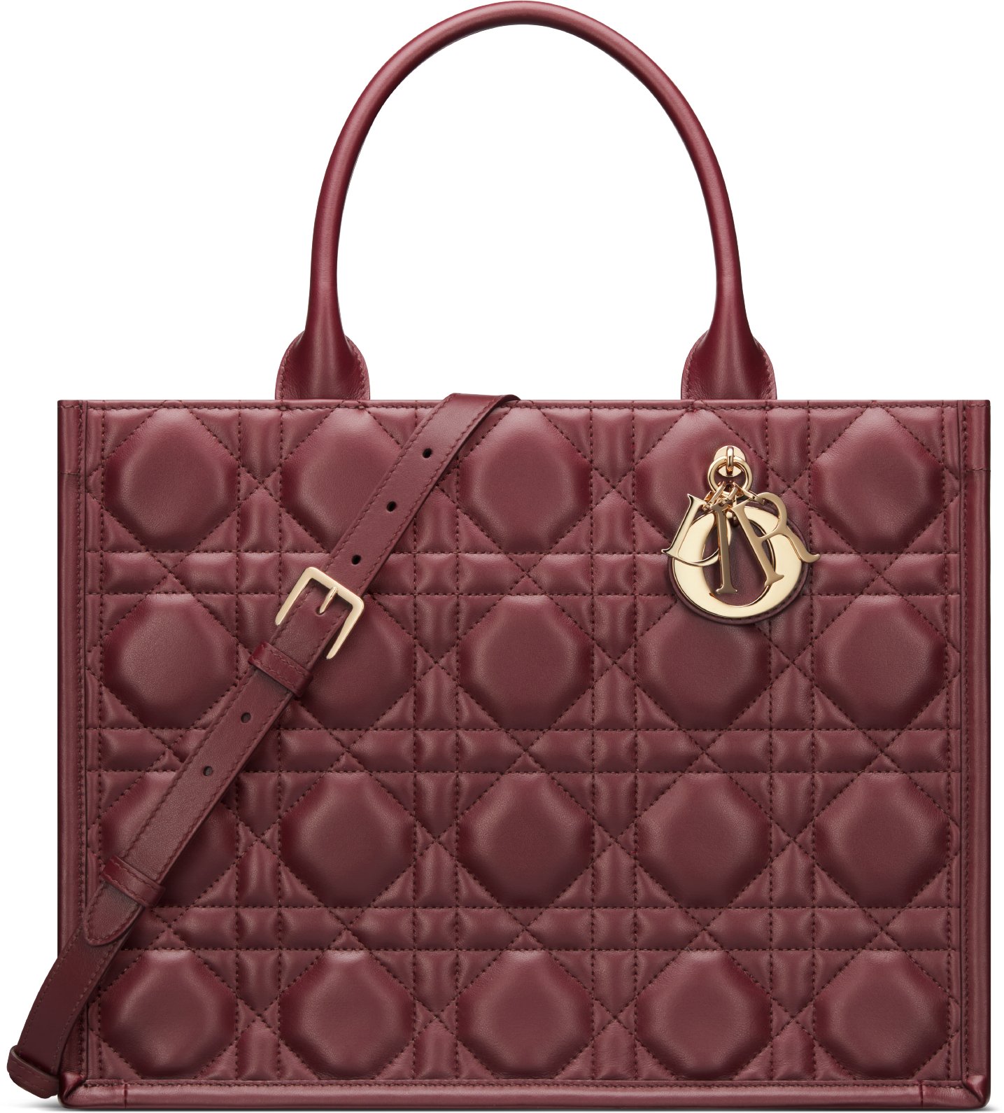 Medium Dior Book Tote Powder Beige Macrocannage Calfskin (36.5 x 