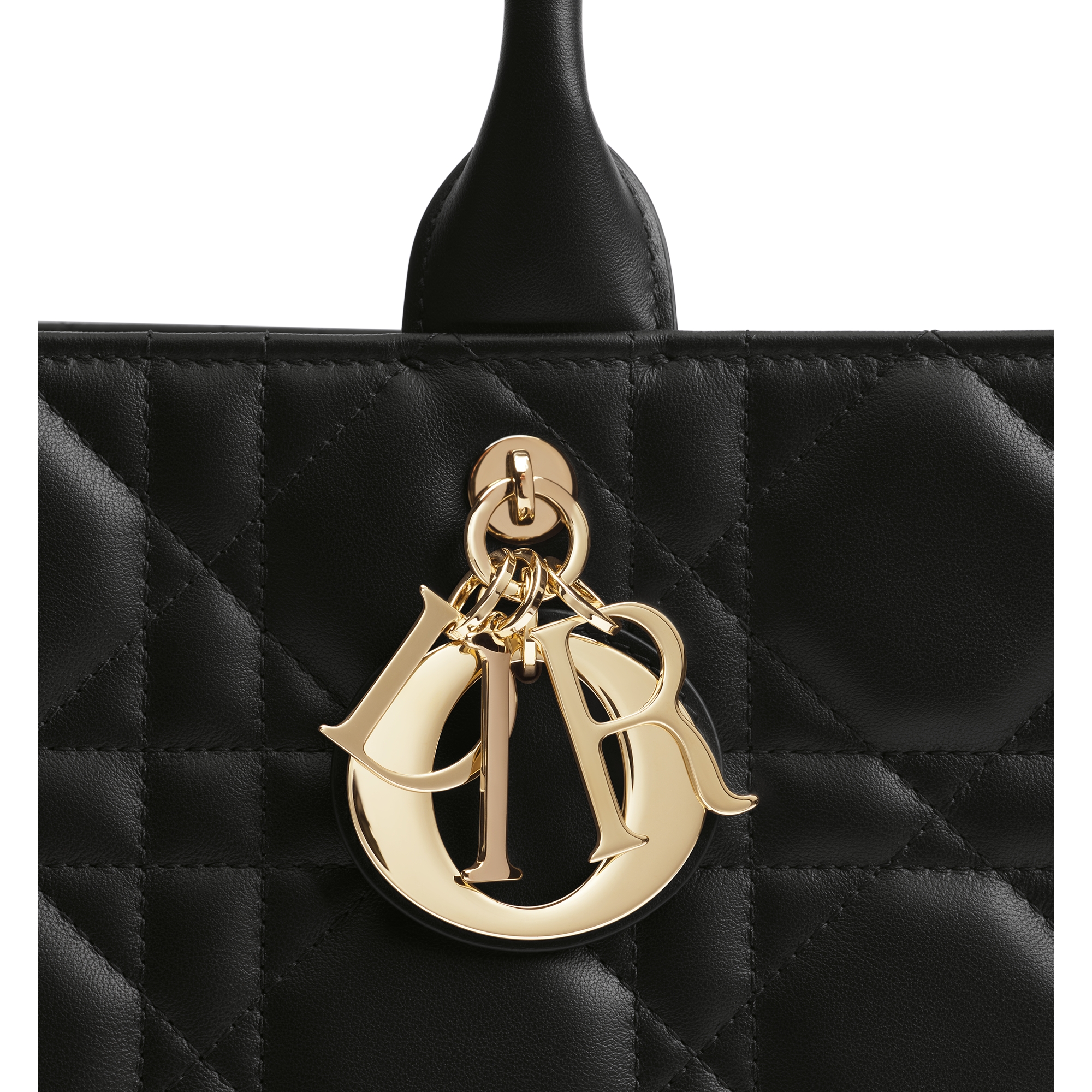 Medium Dior Book Tote Black Macrocannage Calfskin (36.5 x 28 x 16.5 cm) E09