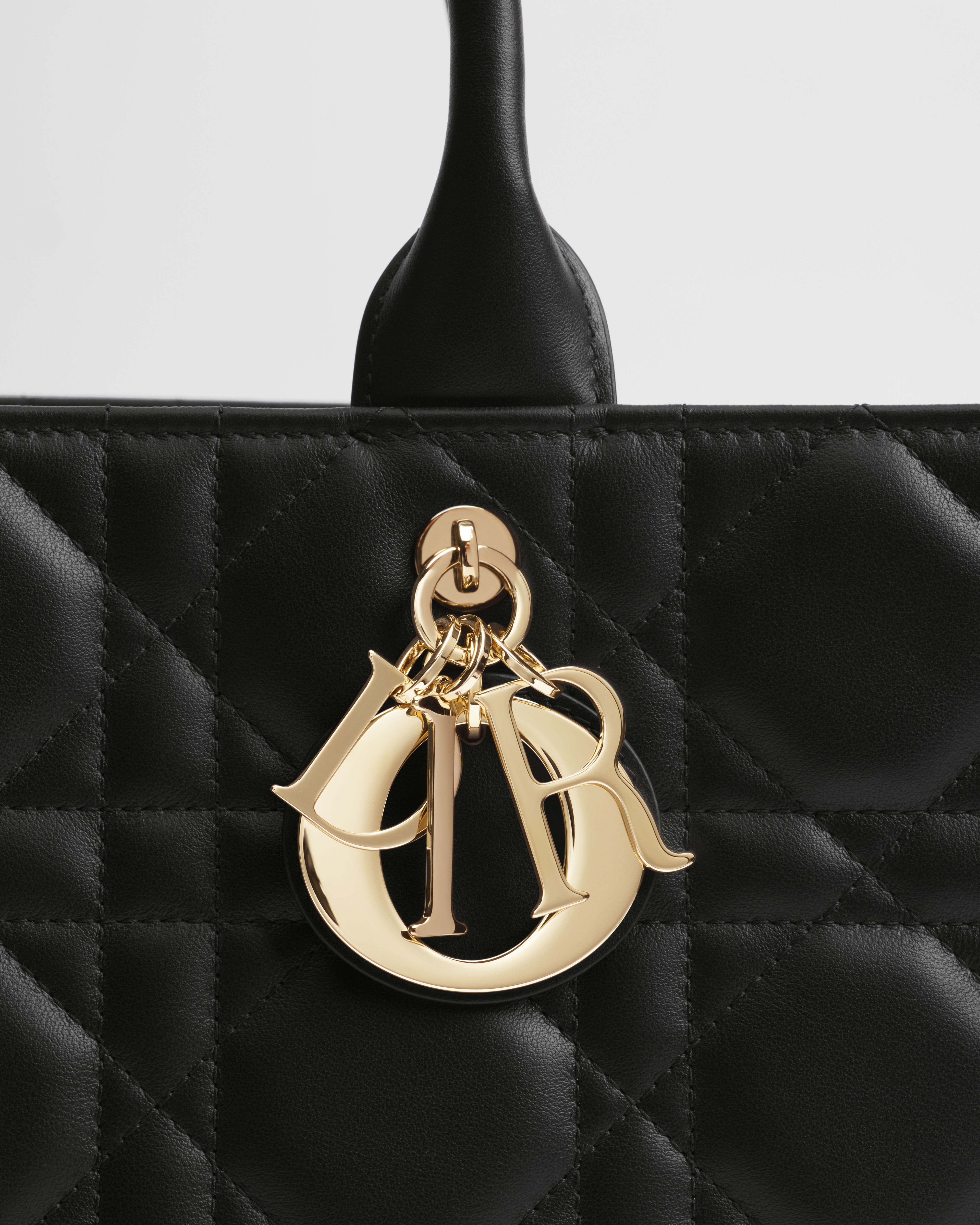 Medium Dior Book Tote Black Macrocannage Calfskin (36.5 x 28 x 16.5 cm) E09