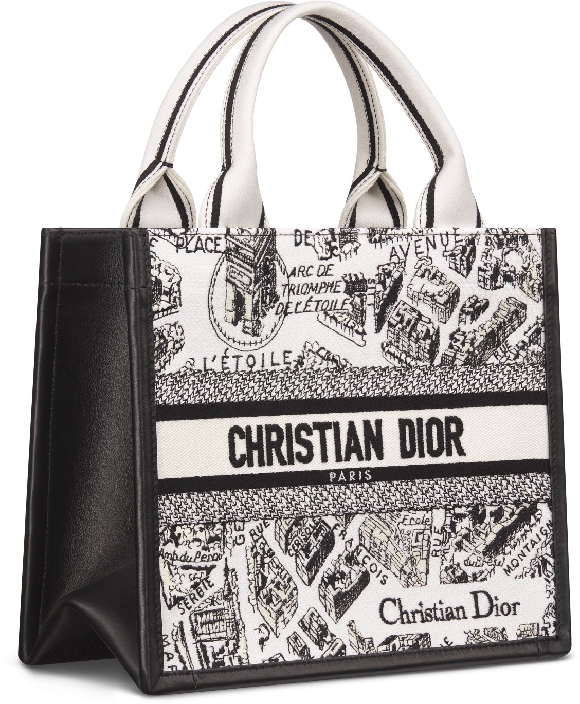 Small Dior Book Tote Three quarter closed view