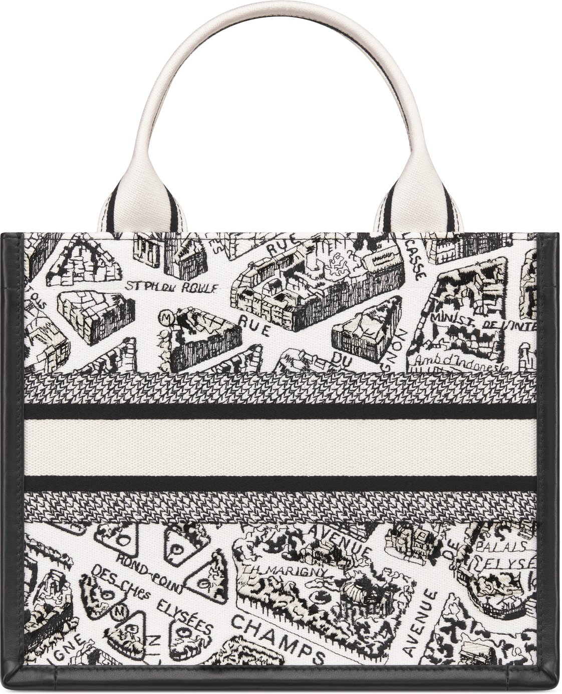 Small Dior Book Tote Back view