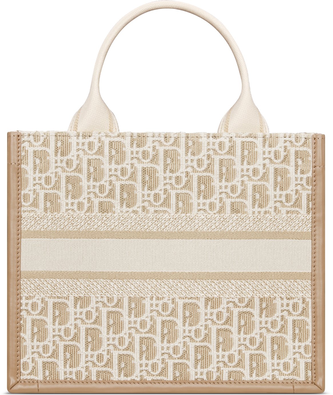 DIOR | Dior Book Tote バッグ スモール ディオール オブリーク エンブロイダリー & カーフスキン (26.5 x 22 x  14 cm)