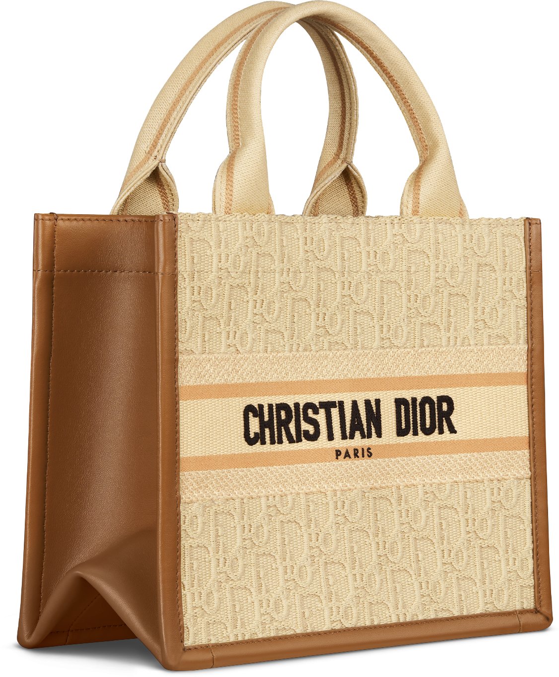 Small Dior Book Tote Three quarter closed view