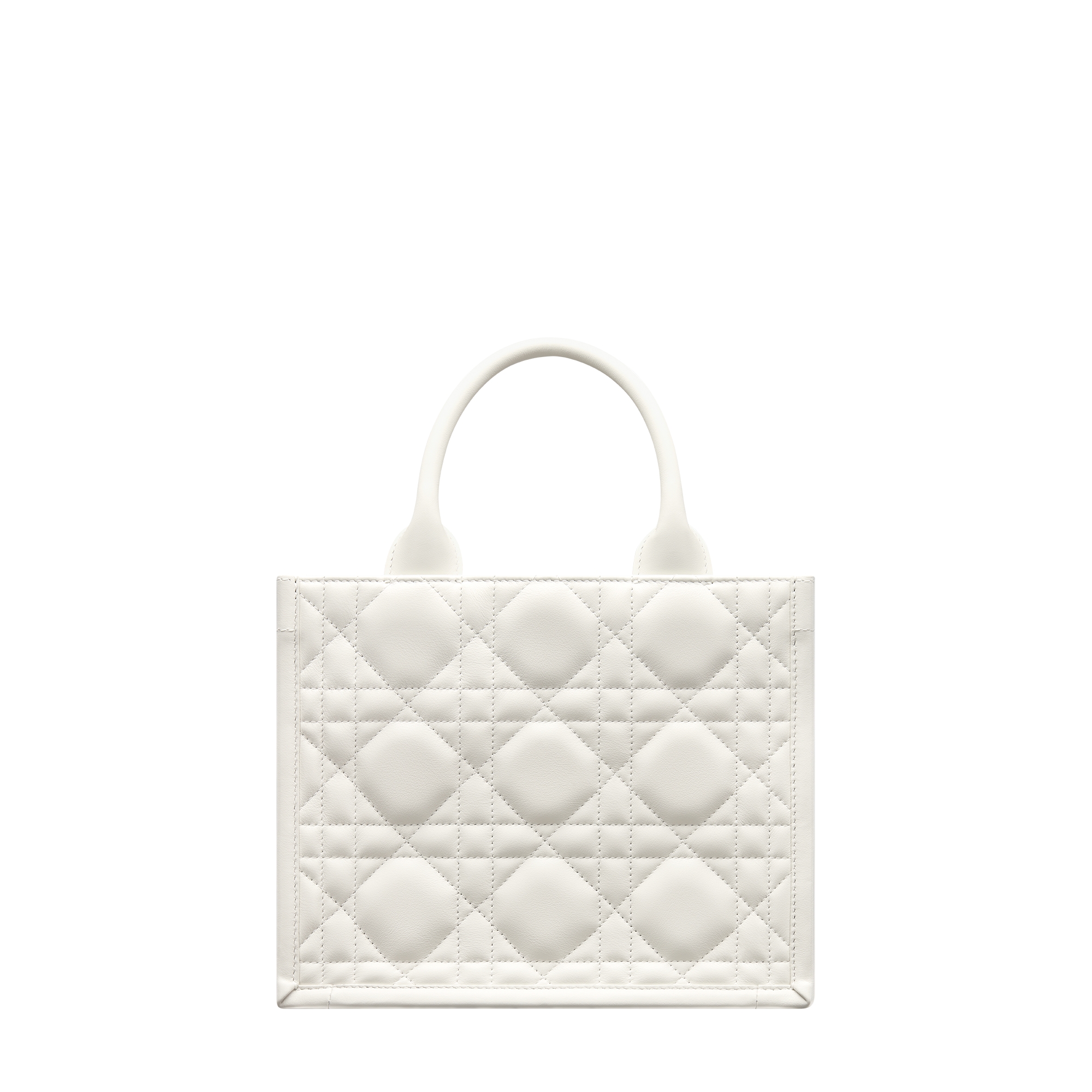 Small Dior Book Tote Latte Macrocannage Calfskin (26.5 x 22 x 14 cm) E08