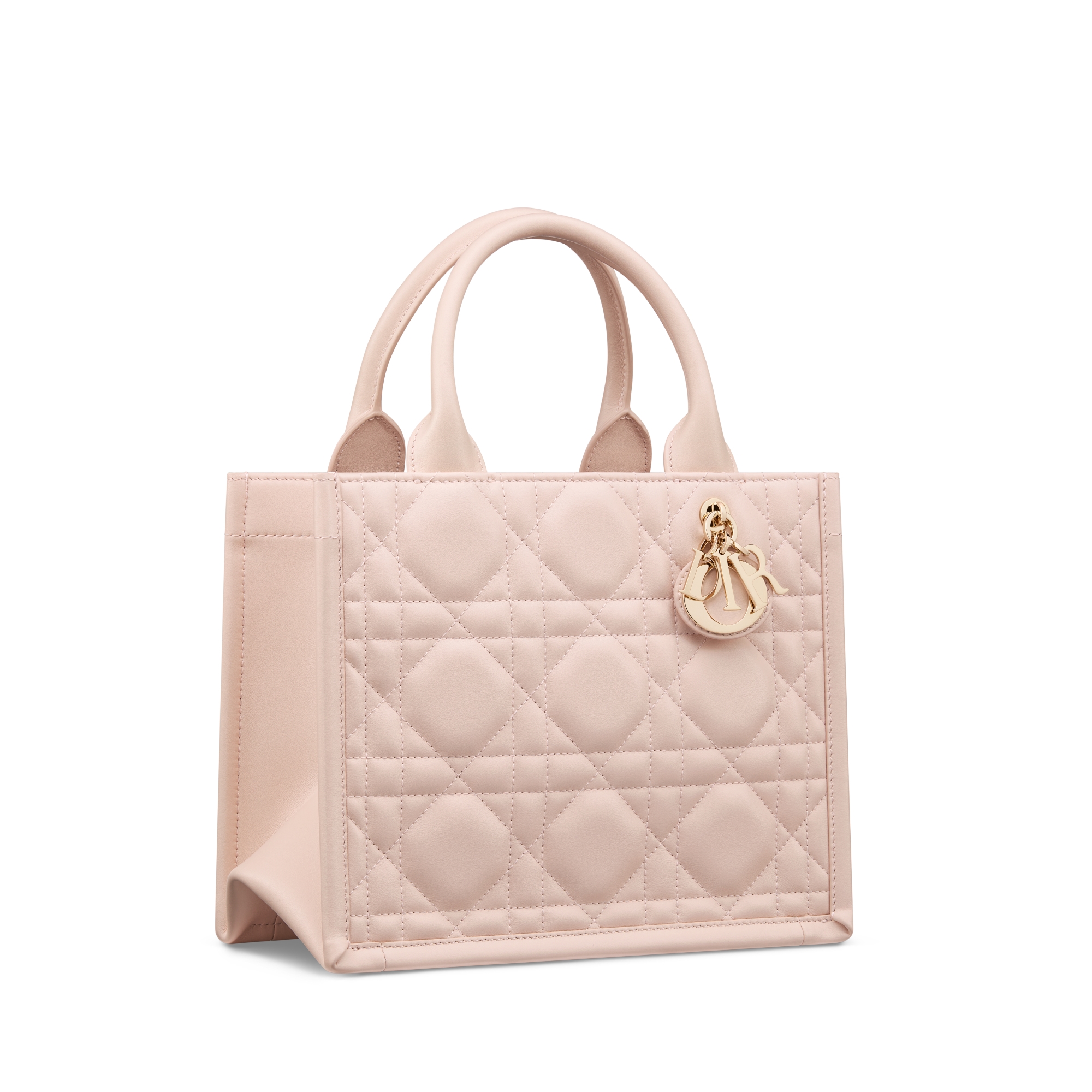 Dior Book Tote 스몰 백 파우더 핑크 매크로까나쥬 송아지 가죽 (26.5 x 22 x 14cm) E03