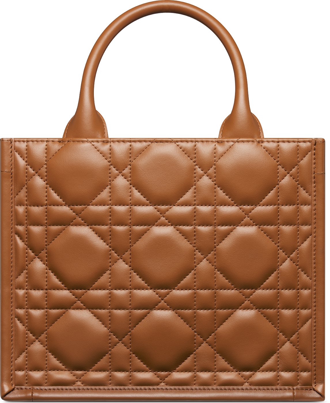 Small Dior Book Tote Golden Saddle Macrocannage Calfskin (26.5 x 22 x 14  cm) | DIOR