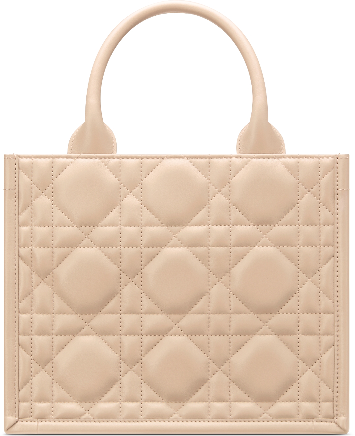 Small Dior Book Tote Powder Beige Macrocannage Calfskin (26.5 x 22 x 14 cm)  | DIOR