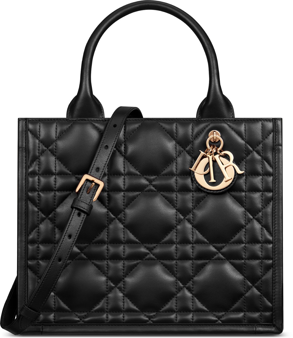 DIOR Small Dior Book Tote Cloud Gray Macrocannage Calfskin 26.5 X 22 X 14 Cm Women