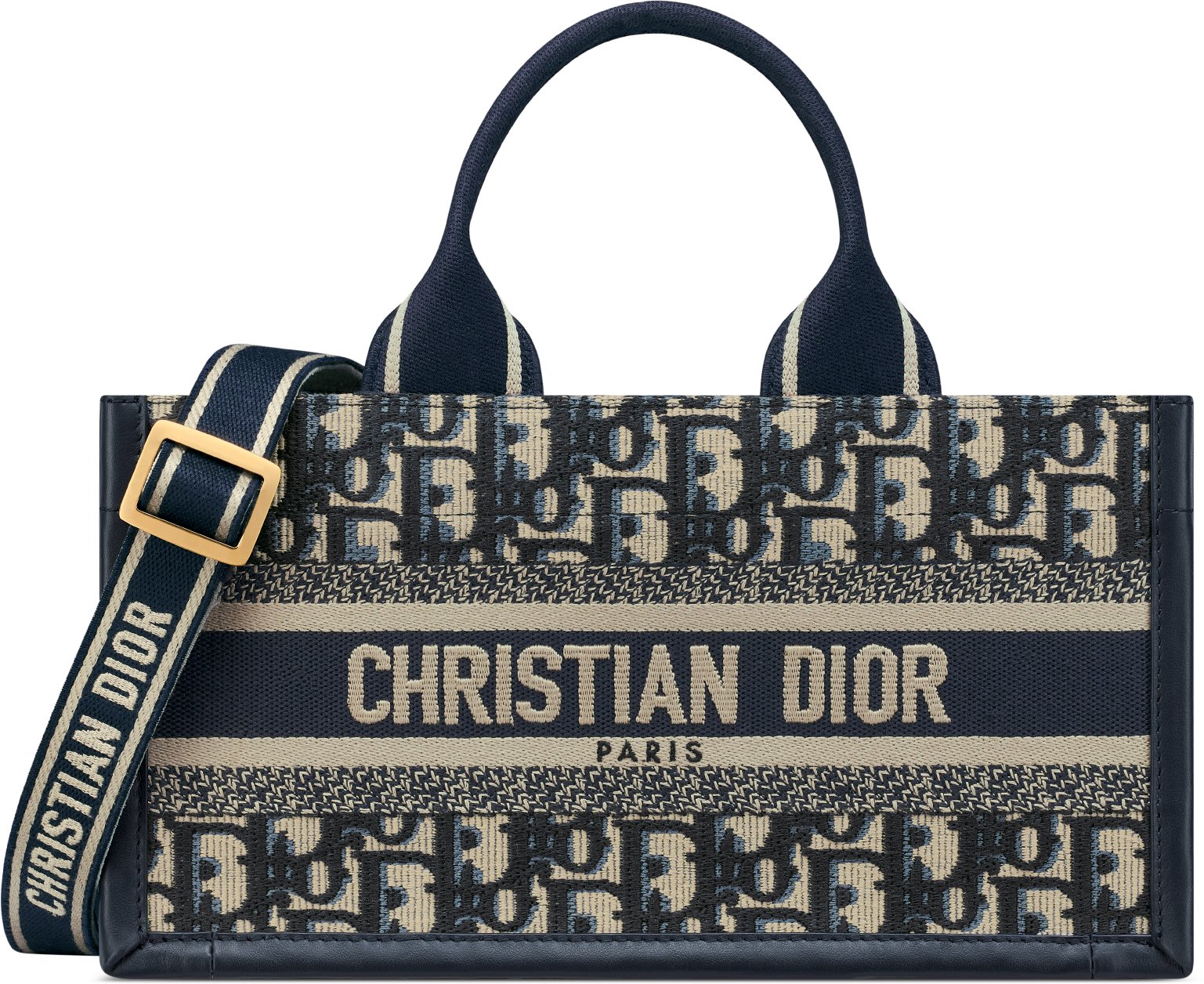 디올 스트랩이 달린 East-West Dior 북 토트백 M1326CZBB_M928