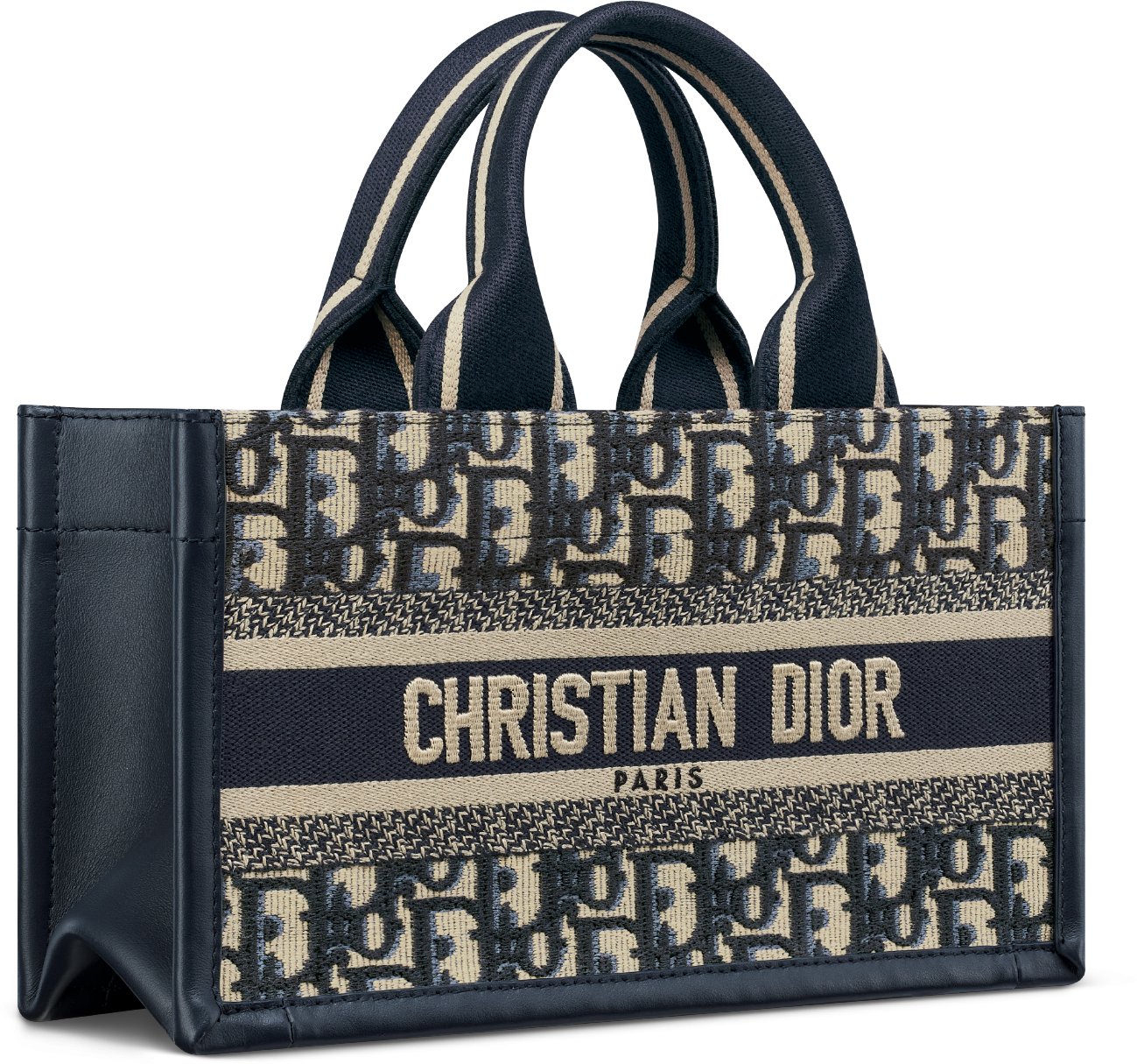 디올 스트랩이 달린 East-West Dior 북 토트백 M1326CZBB_M928