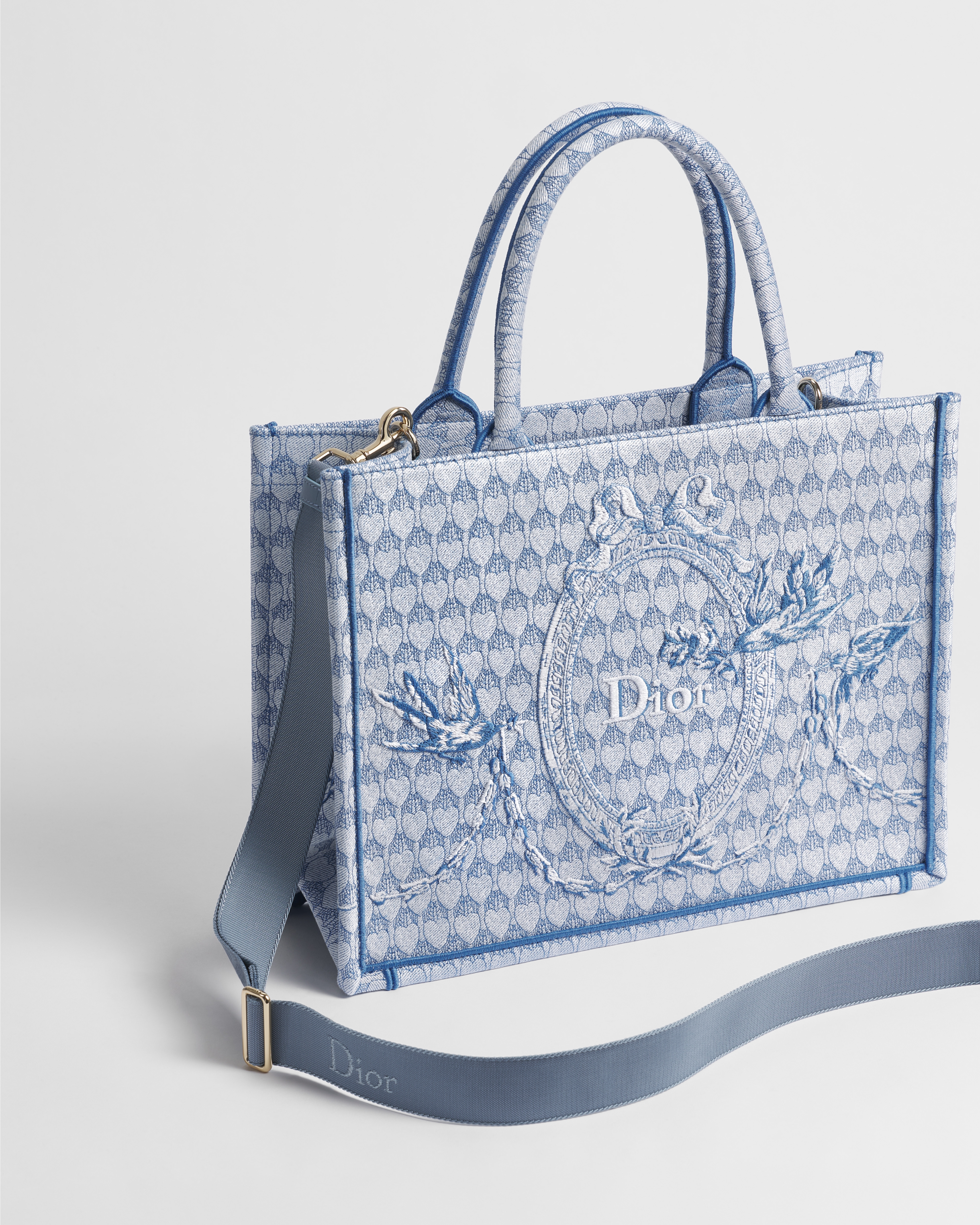 Dior Qixi Medium Dior Book Tote with Strap