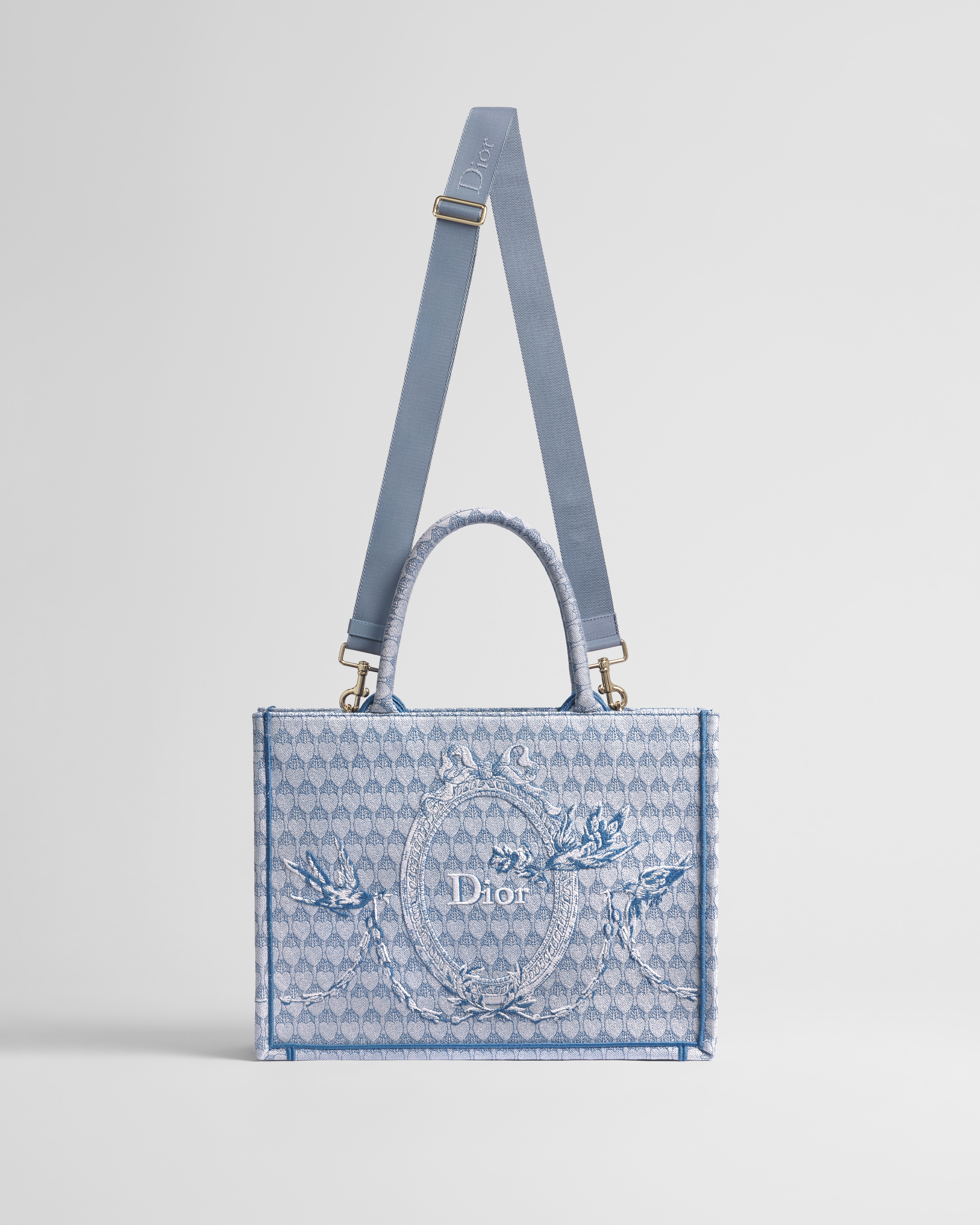 Dior Qixi Medium Dior Book Tote with Strap