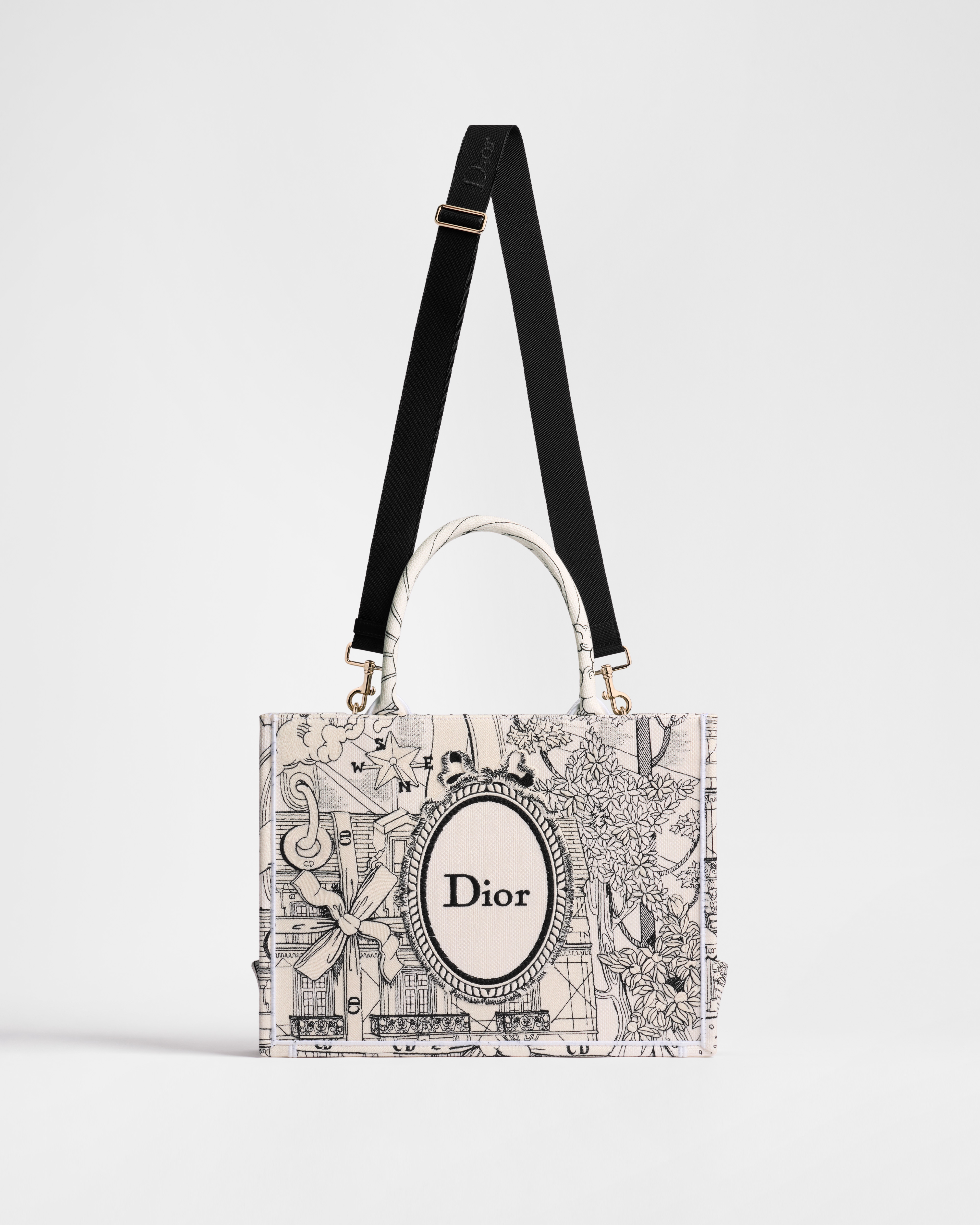 Medium Dior Book Tote with Strap