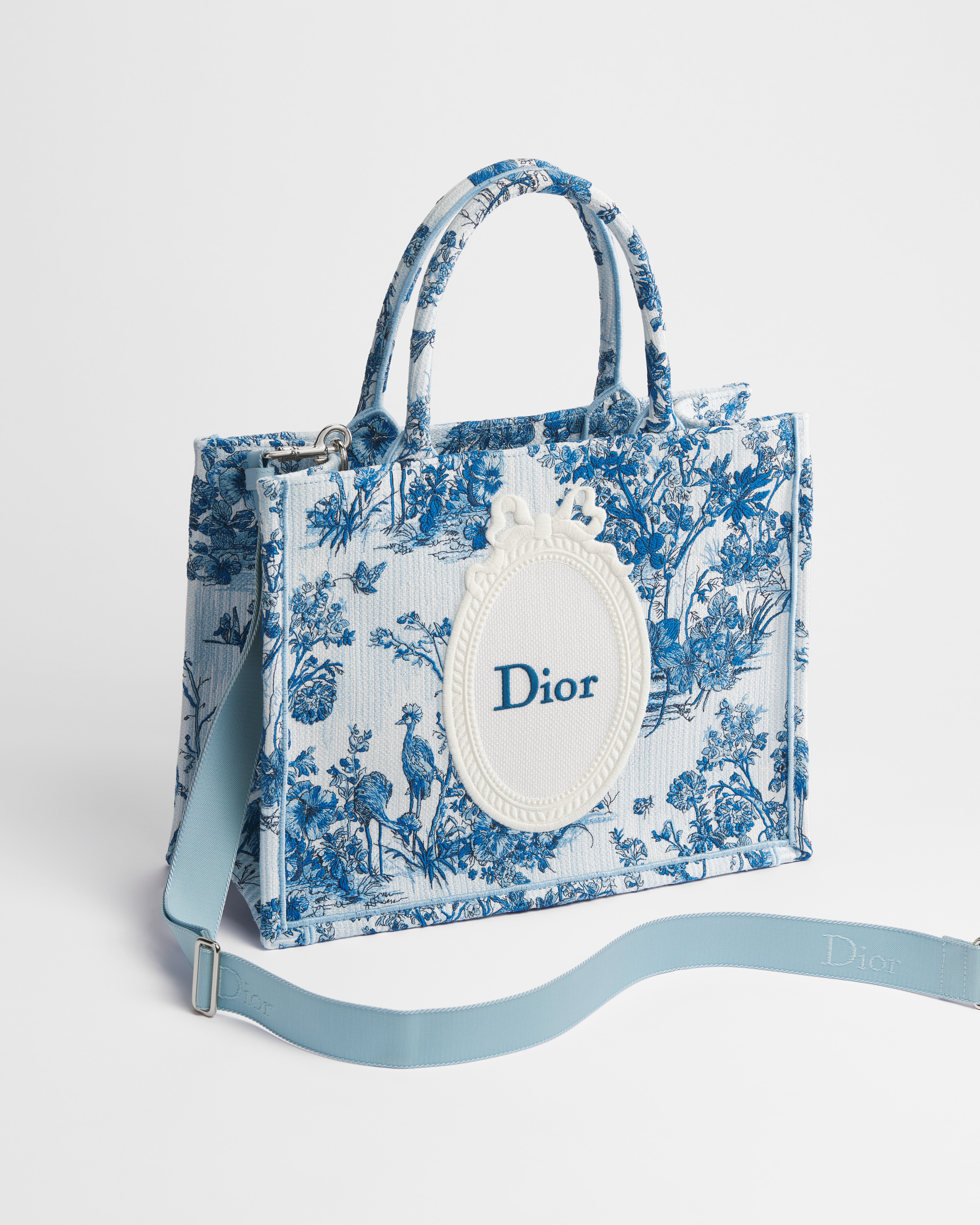 Borsa media Dior Book Tote Dioriviera con tracolla
