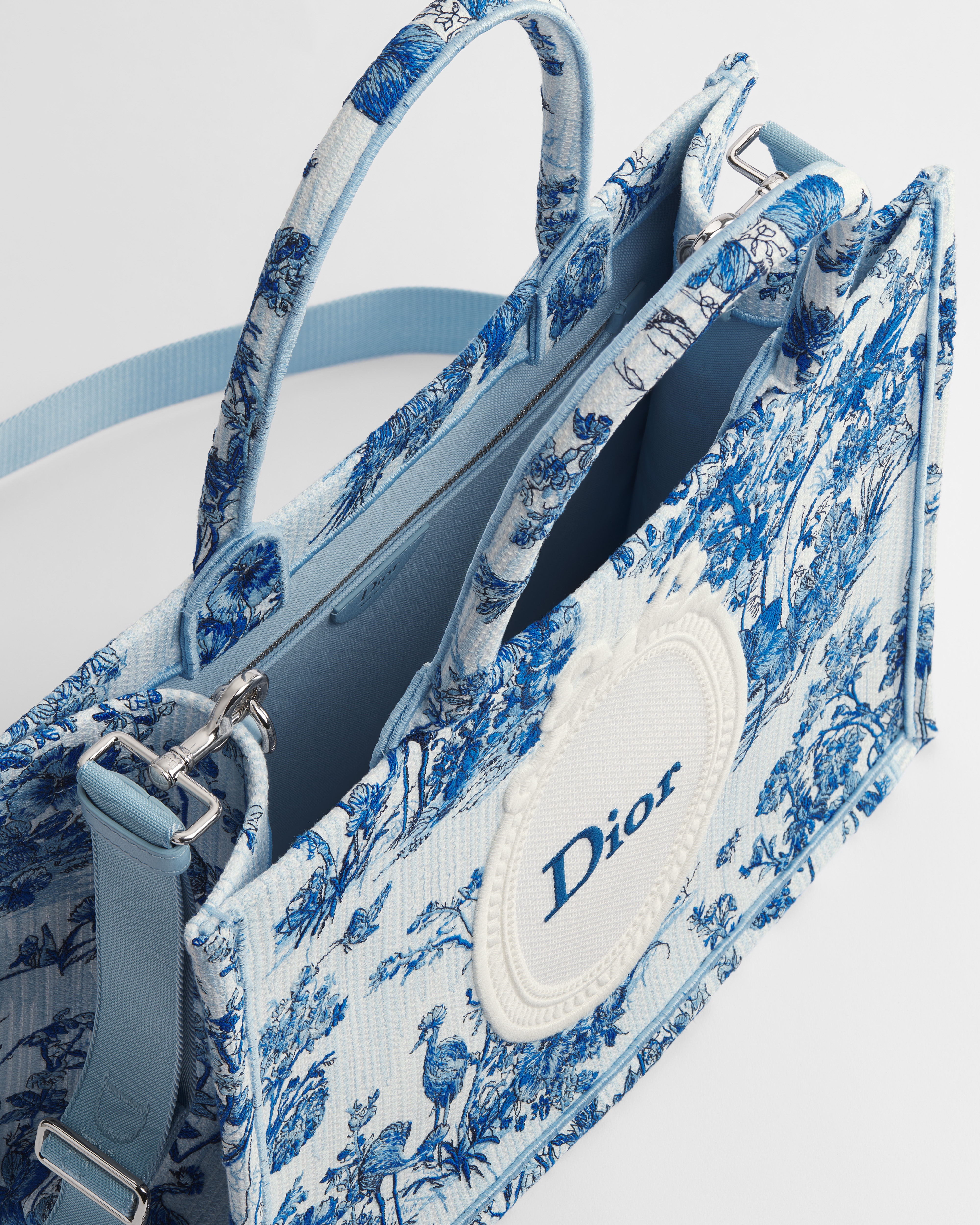 Borsa media Dior Book Tote Dioriviera con tracolla