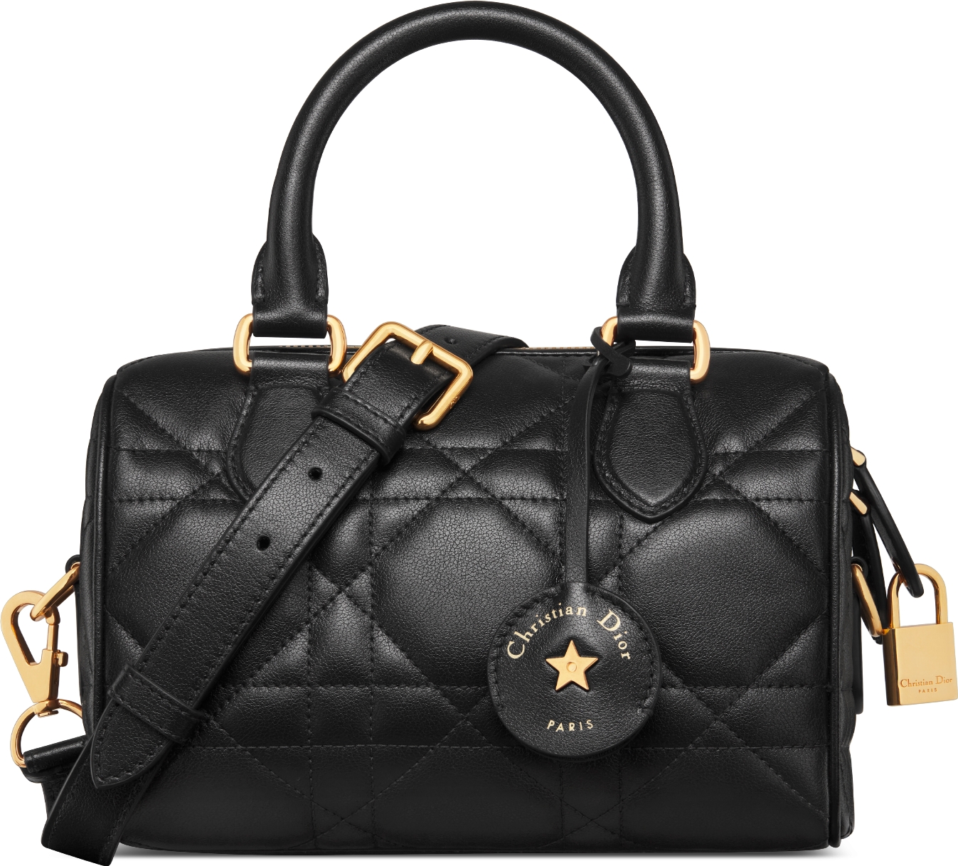 Bolso Dior Groove 20 Piel de becerro Macrocannage negra DIOR