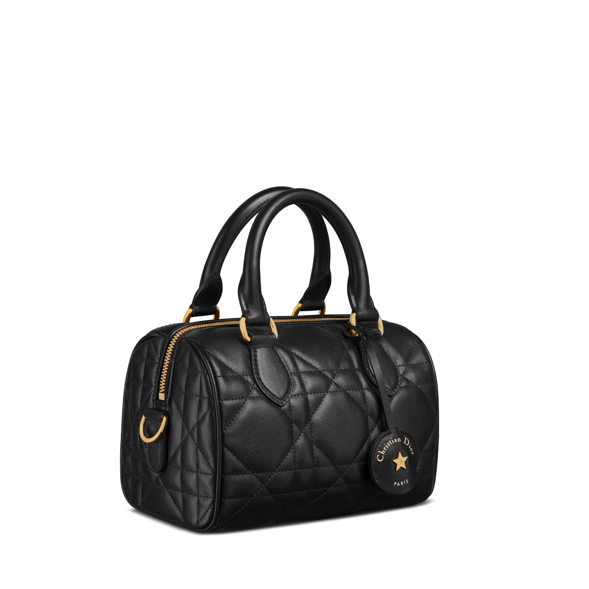 Dior Groove 20 Bag Black Macrocannage Calfskin E03