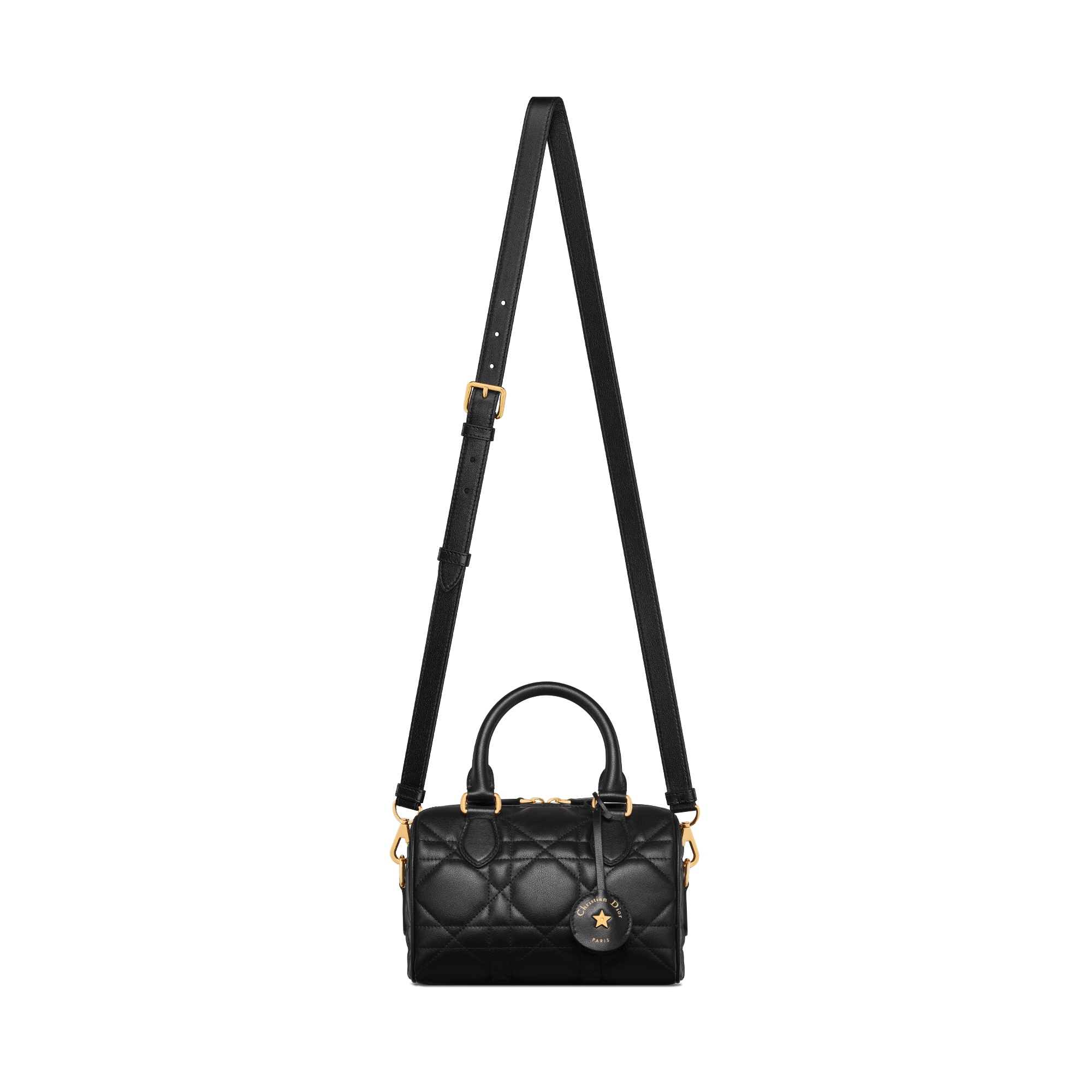 Dior Groove 20 Bag Black Macrocannage Calfskin E07
