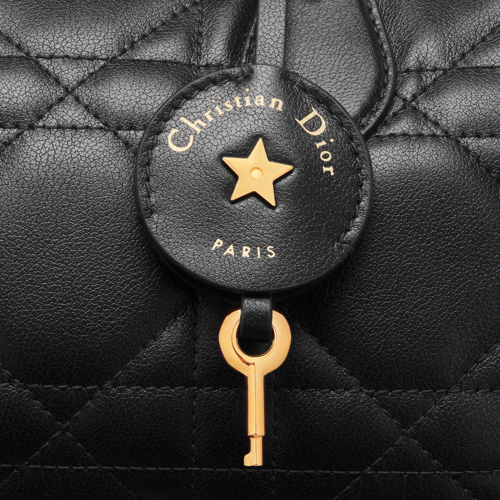 Dior Groove 20 Bag Black Macrocannage Calfskin E09
