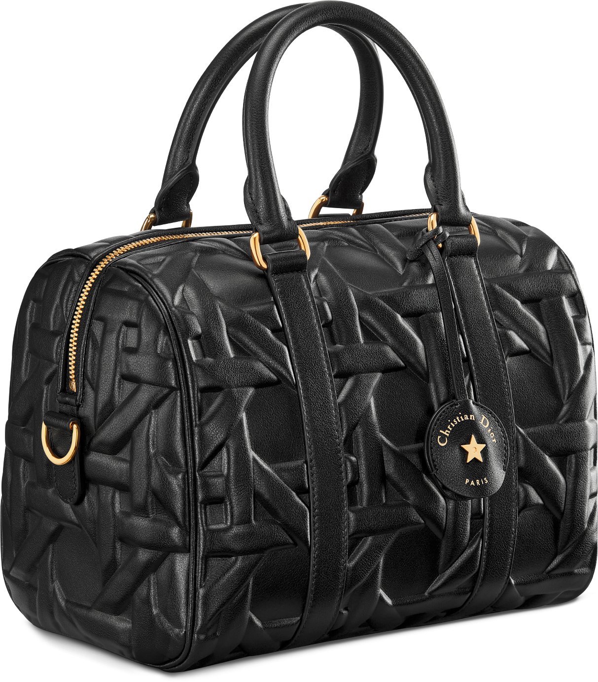 Dior Groove 25 Bag Black Graphic Cannage Calfskin DIOR