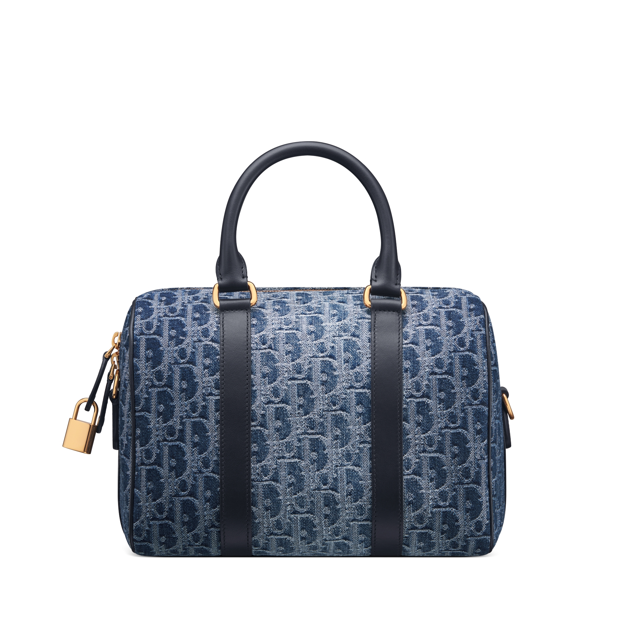 Dior Groove 25-tas Blauwe Denim Dior Oblique-jacquard E08