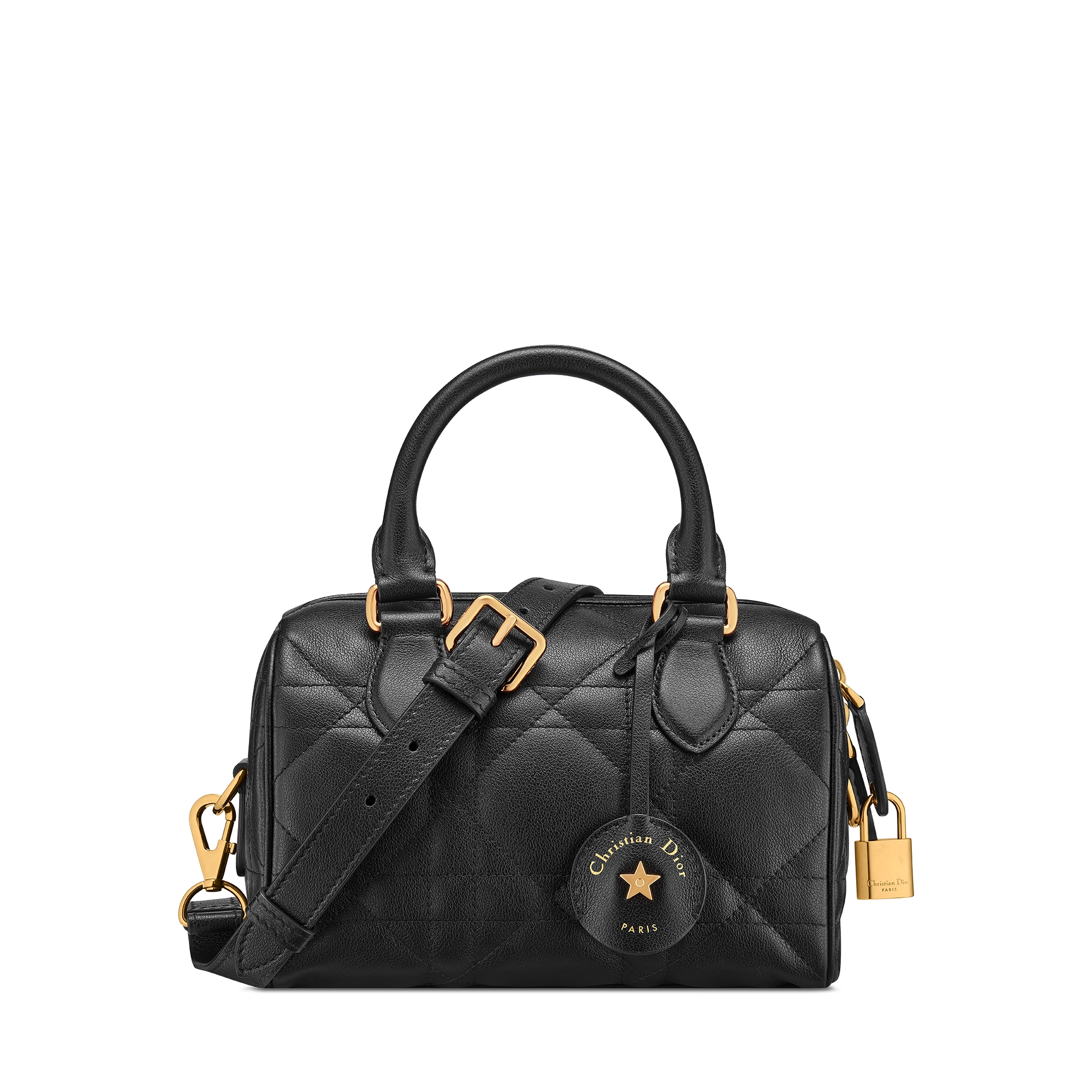 Soft Dior Groove 20 Bag Black Macrocannage Calfskin E01