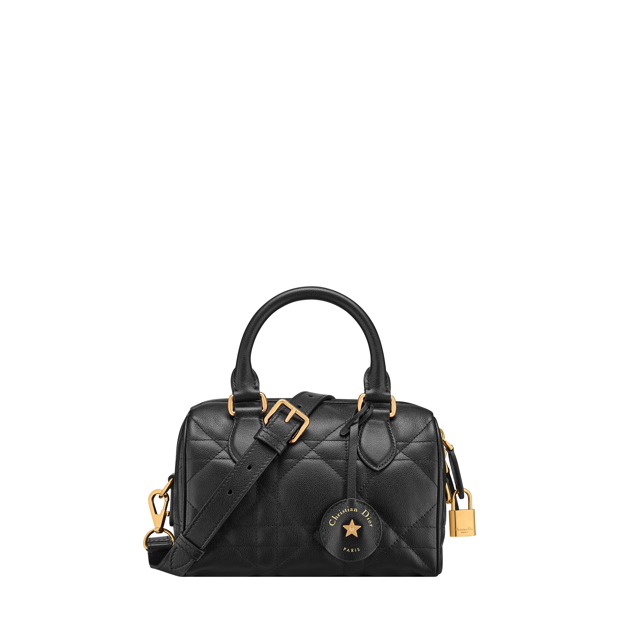 Soft Dior Groove 20 Bag Black Macrocannage Calfskin | DIOR