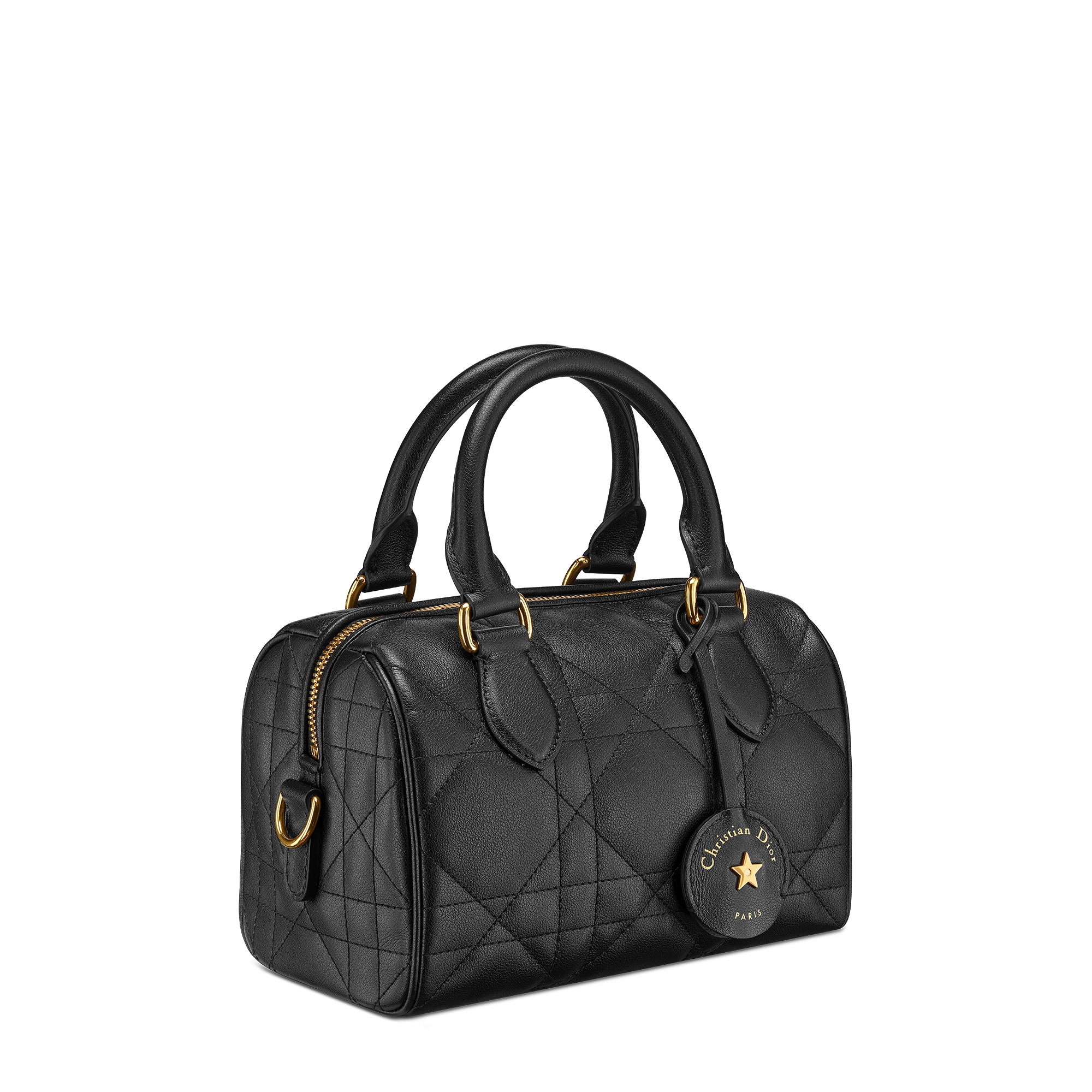 Soft Dior Groove 20 Bag Black Macrocannage Calfskin E03