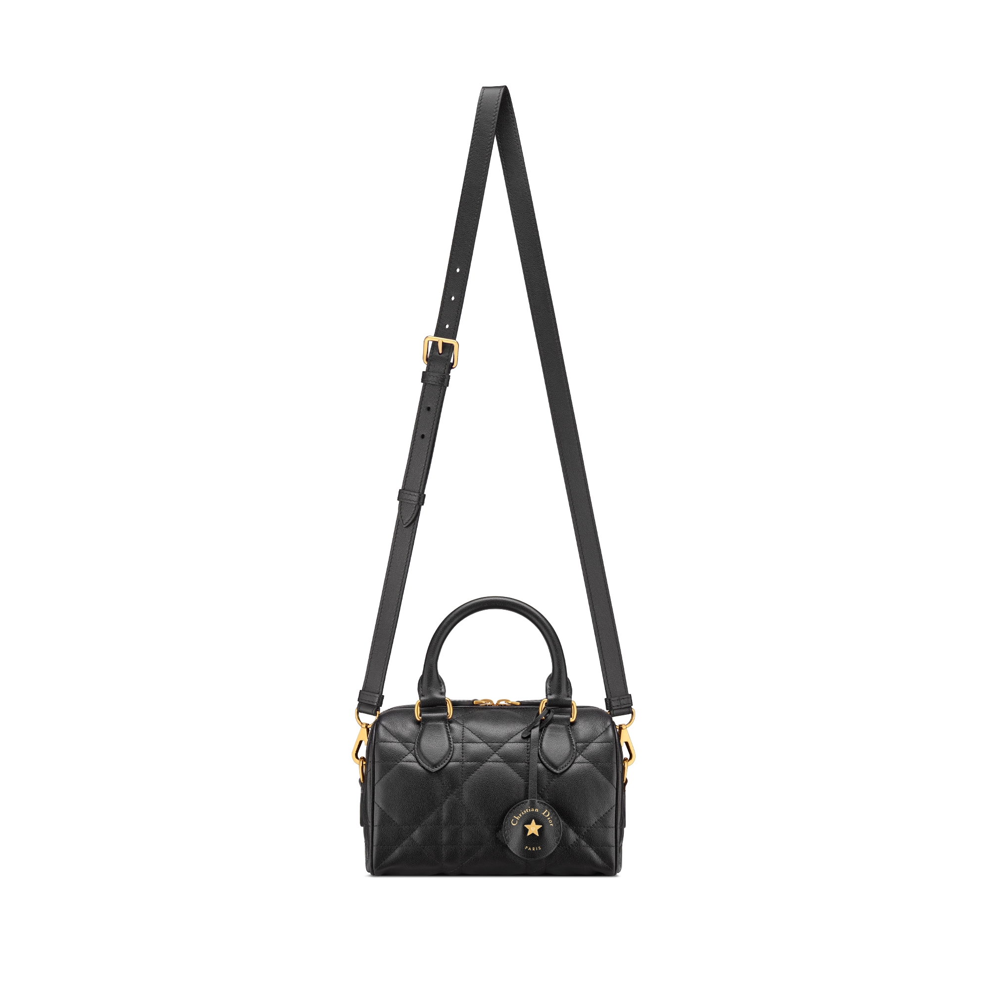 Soft Dior Groove 20 Bag Black Macrocannage Calfskin E07