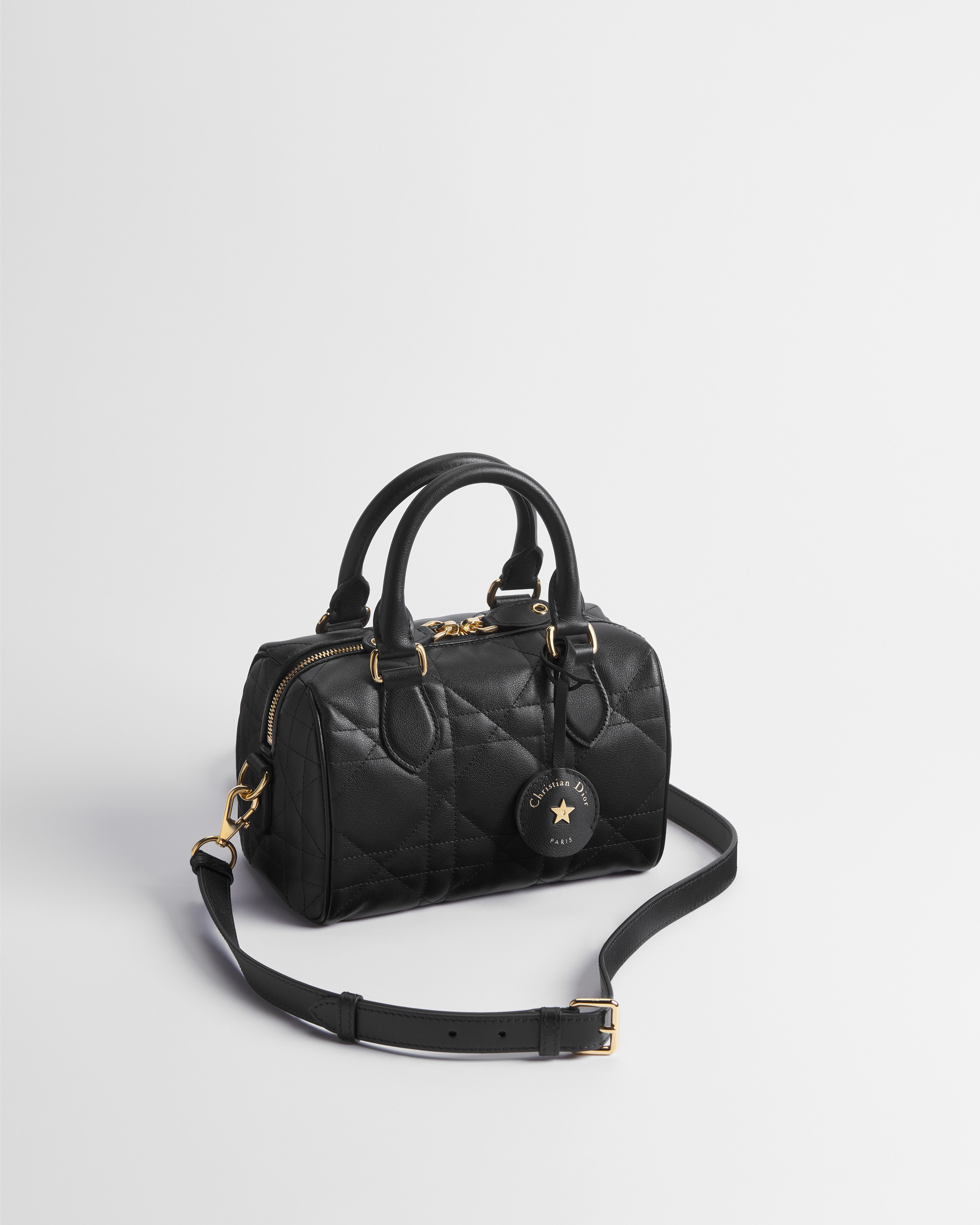 Soft Dior Groove 20 백 블랙 매크로까나쥬 송아지 가죽 E03