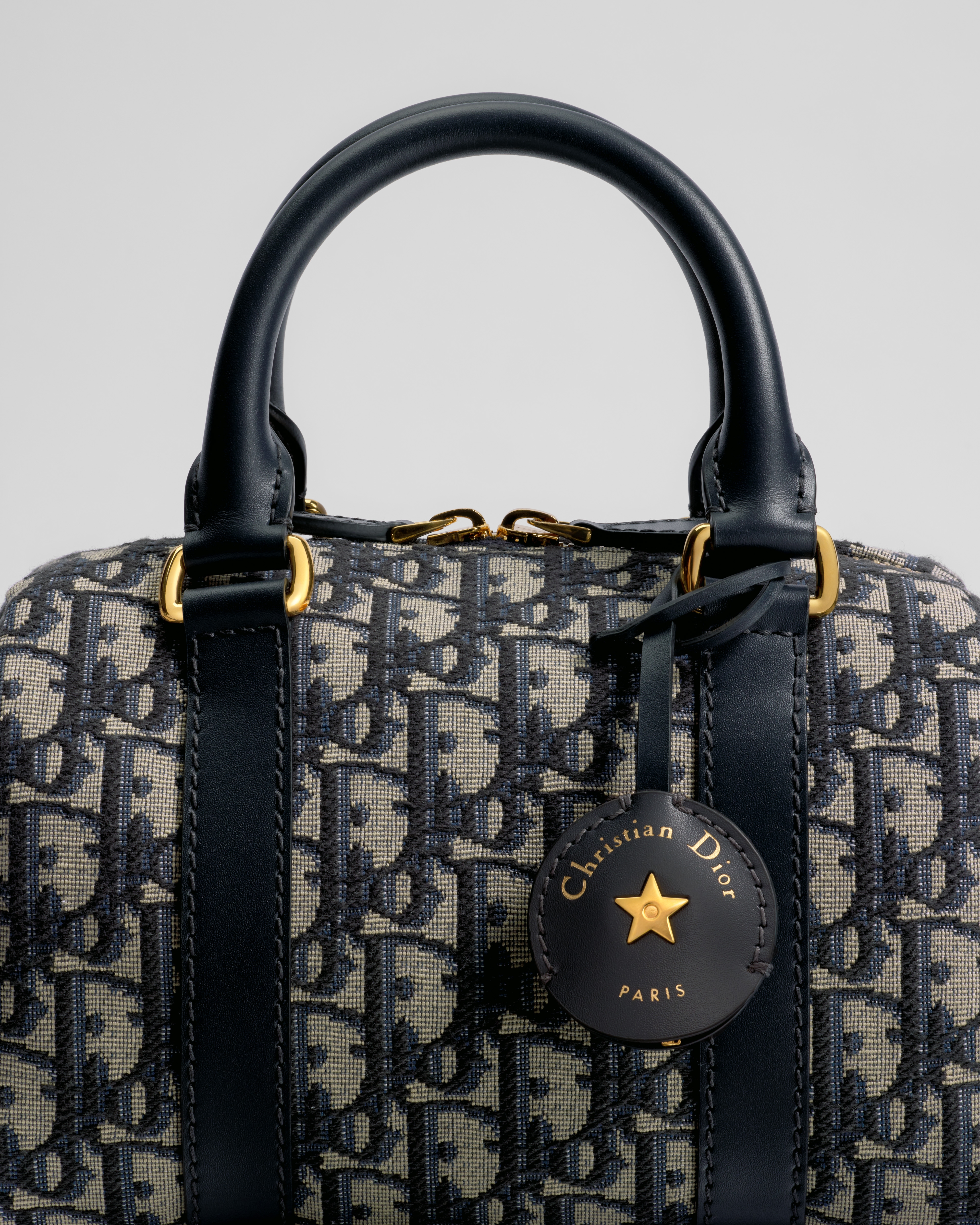 Soft Dior Groove 20 Bag Blue Dior Oblique Jacquard E09