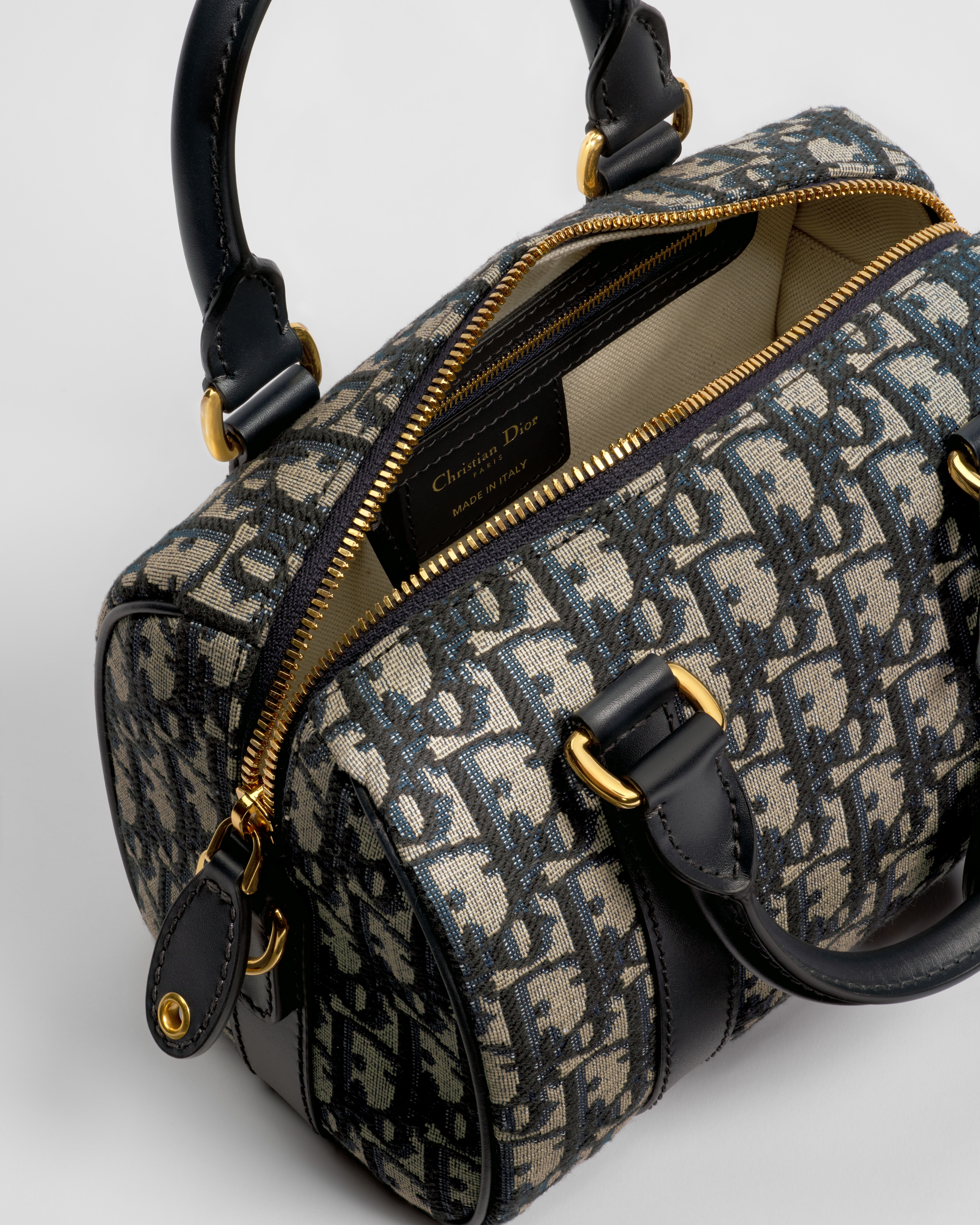 Soft Dior Groove 20 Bag Blue Dior Oblique Jacquard E11