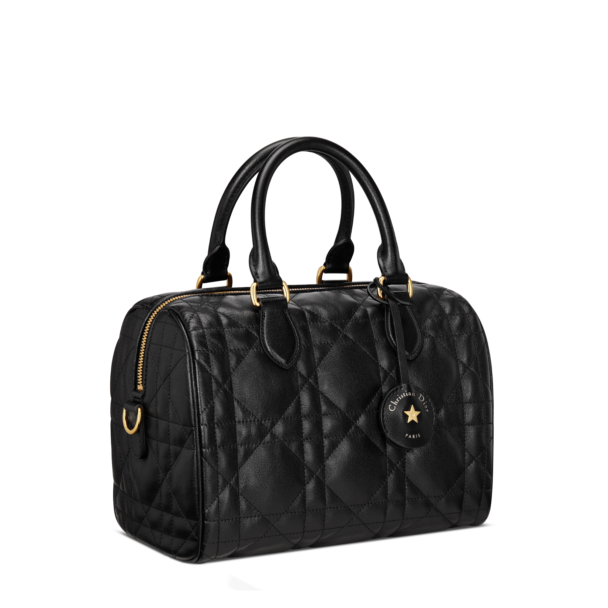 Sac Soft Dior Groove 25 Cuir de veau Macrocannage noir E03