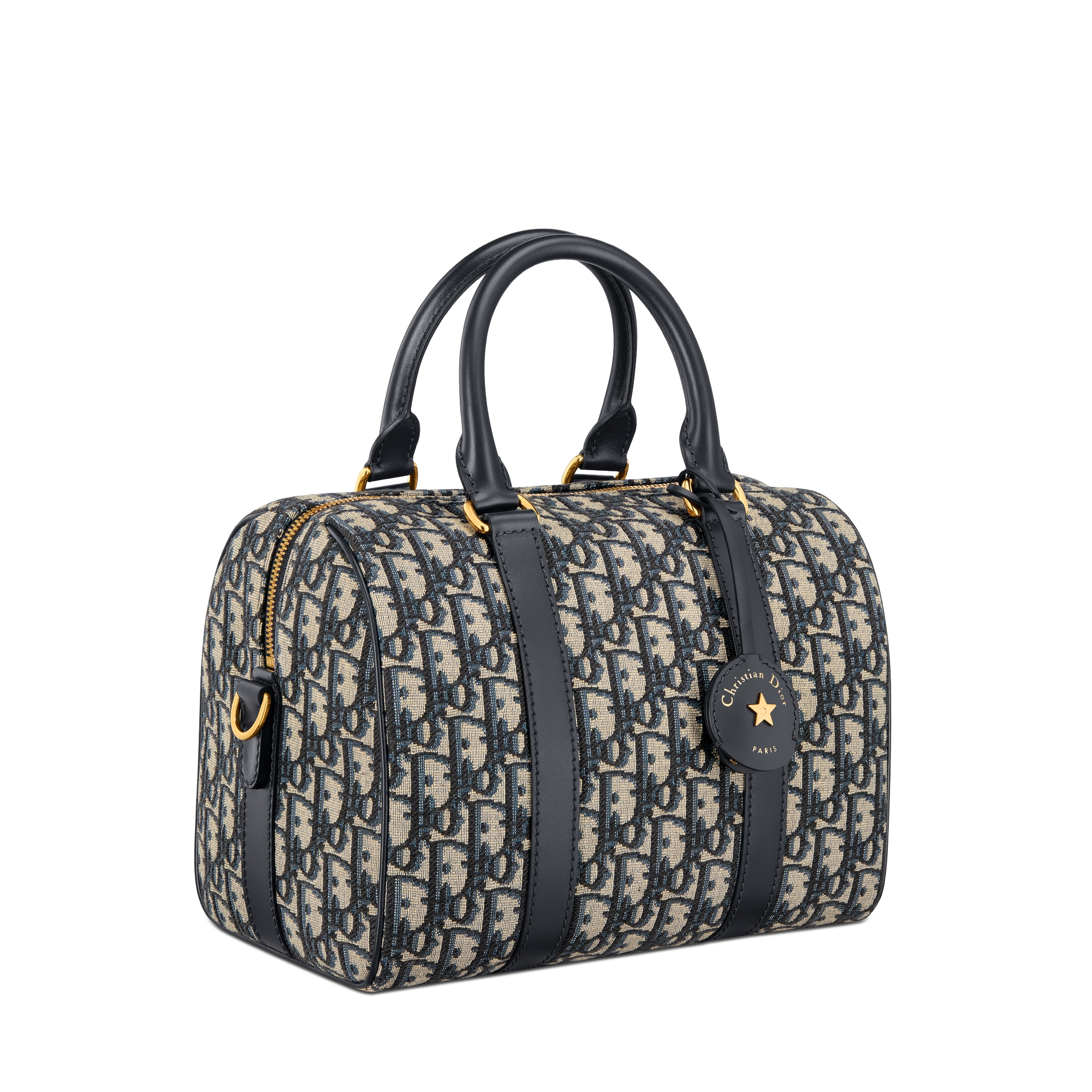 Sac Soft Dior Groove 25 Toile jacquard Dior Oblique bleu E03