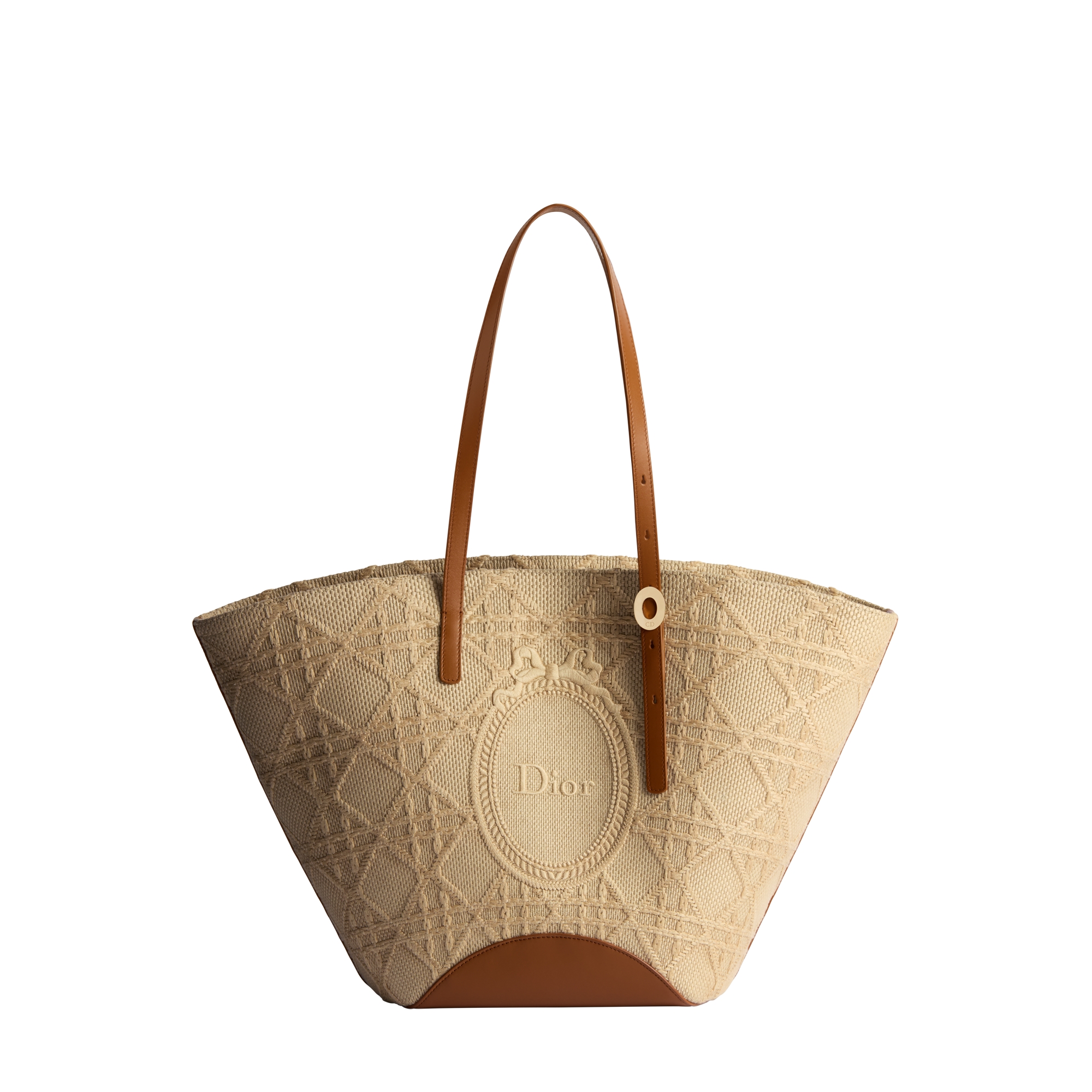  Raffia-Effect Cannage Fabric and Raffia-Effect Dior Médaillon