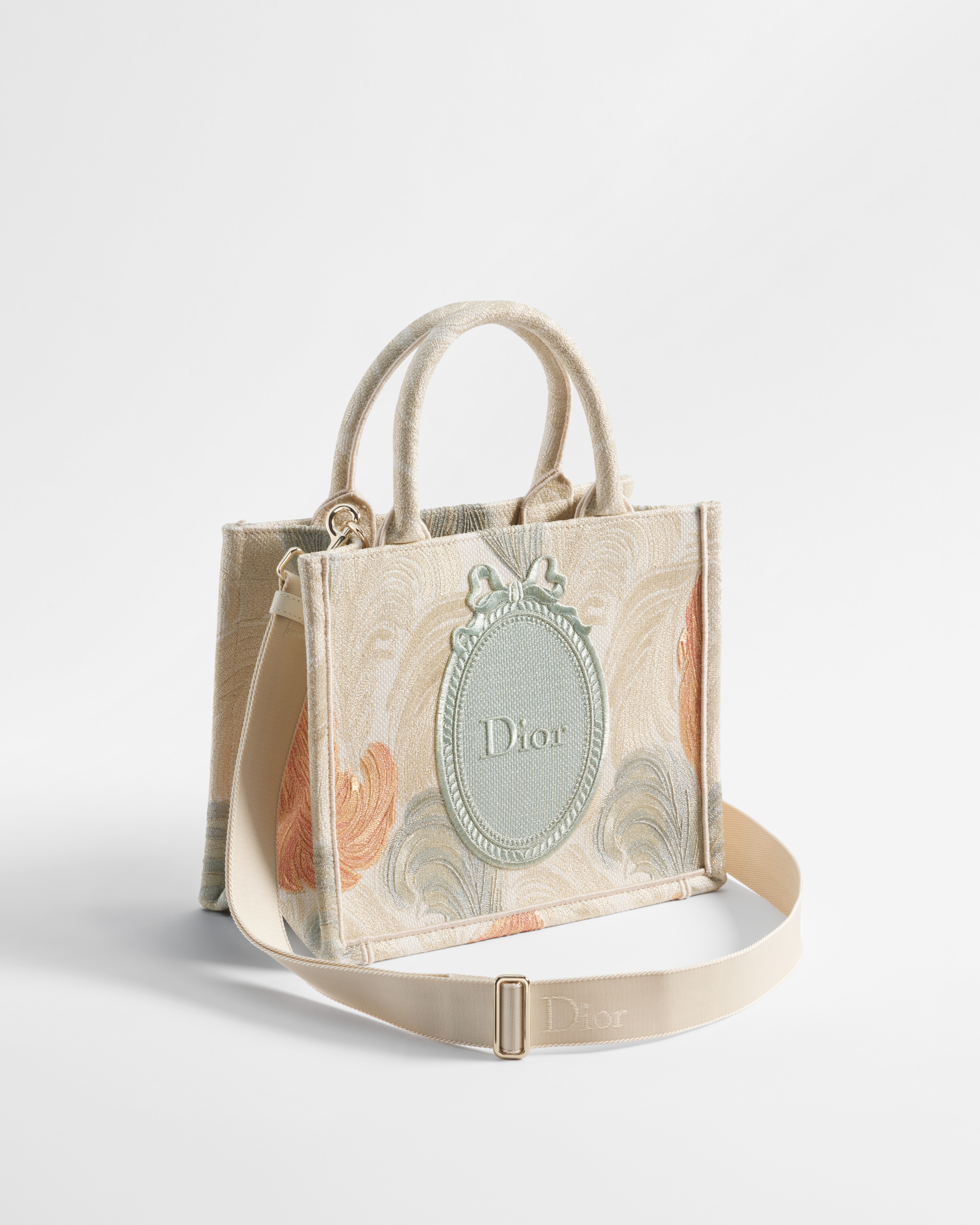 Kleine Dior Book Tote mit Riemen