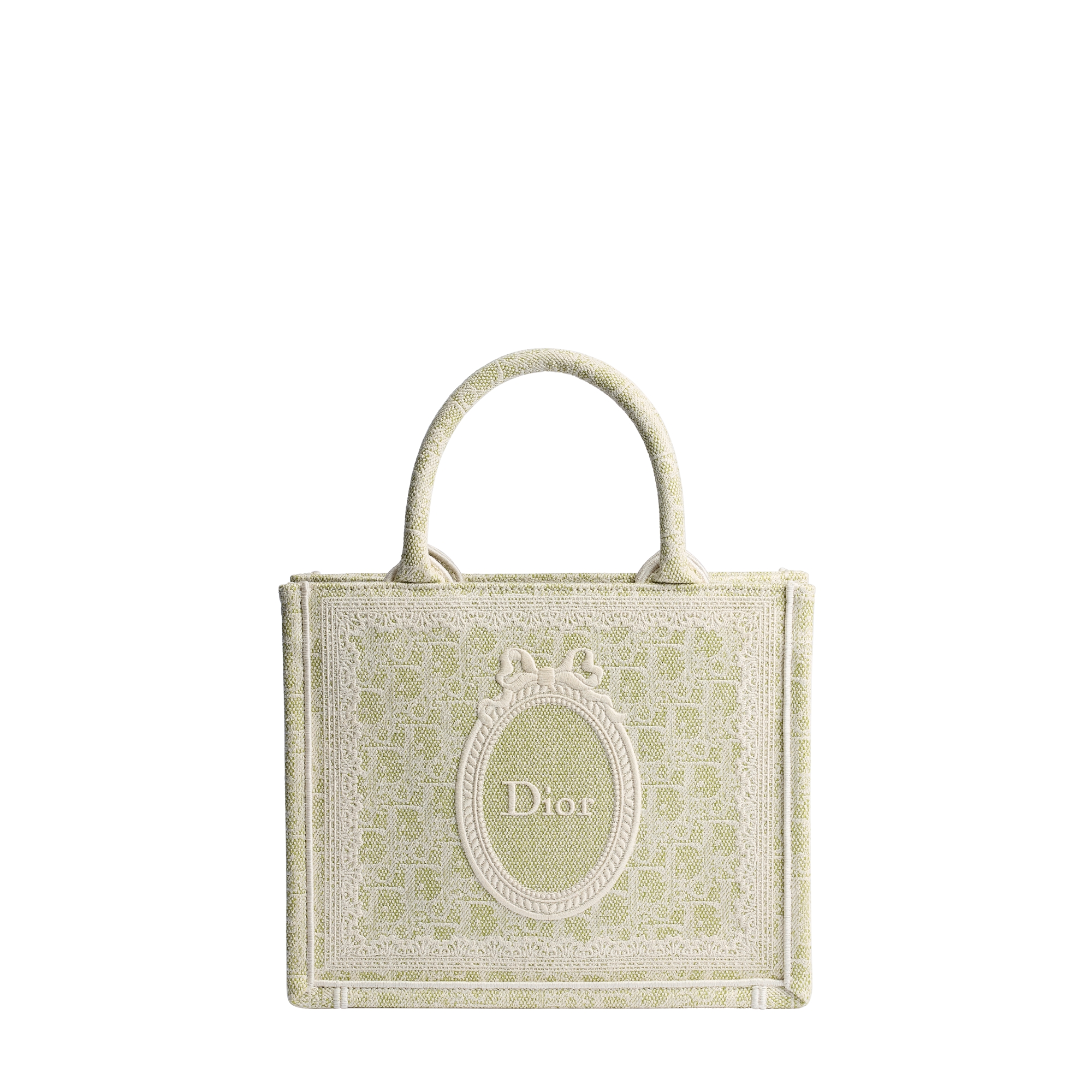 D~ior ホワイト ハンドバッグ~~~ DIOR | Dior Book Tote ストラップ付きバッグ スモール ディオール