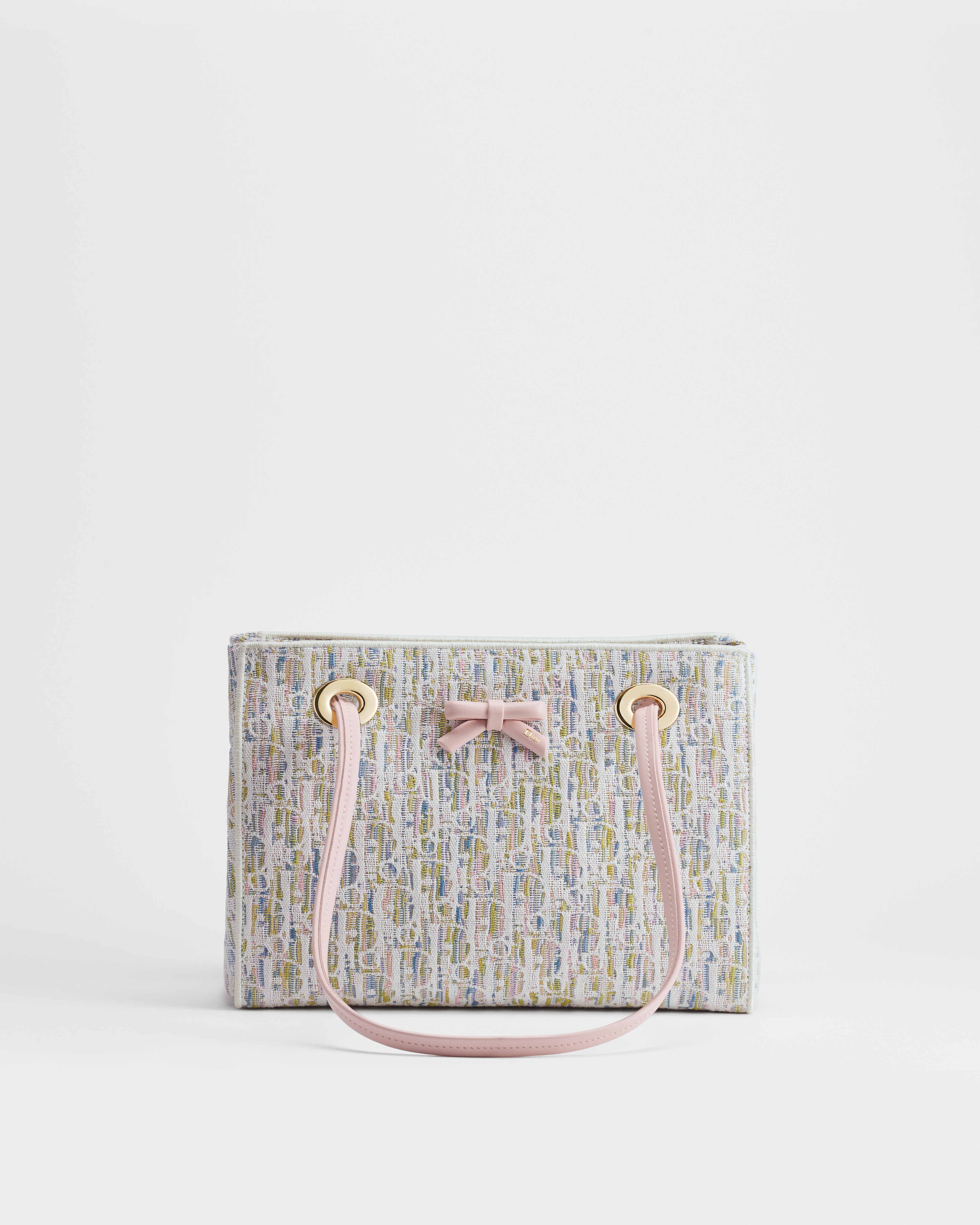 Sac shopping Dior Promenade Small Toile jacquard Dior Oblique Pastel multicolore E01