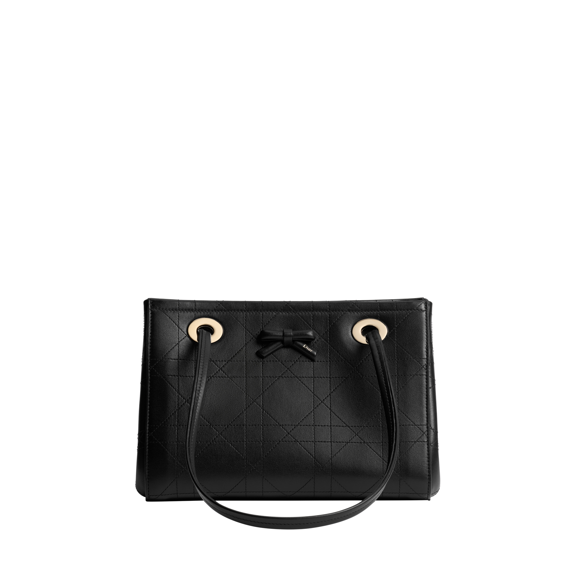  Black Flat Cannage Calfskin