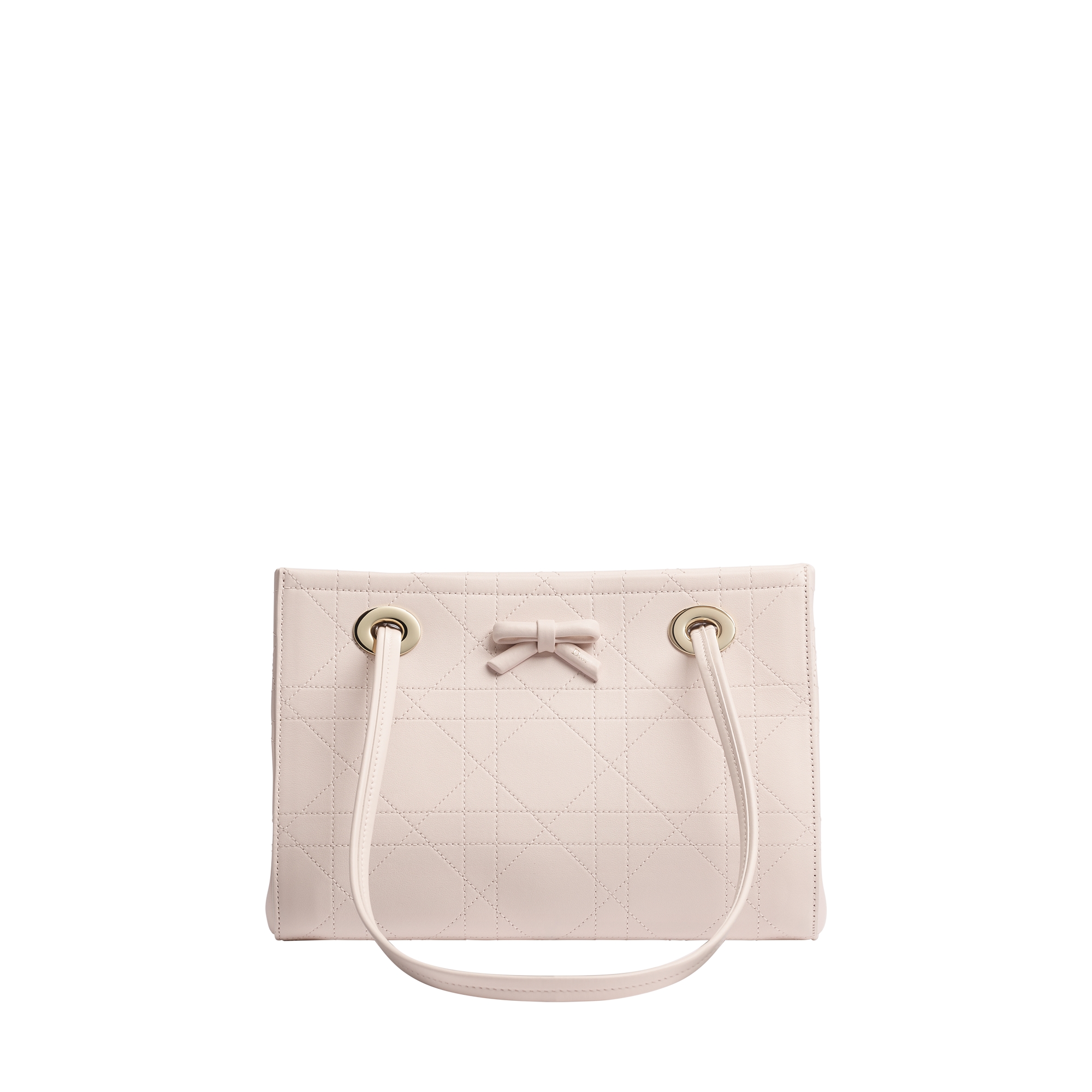  Ballet Pink Flat Cannage Calfskin