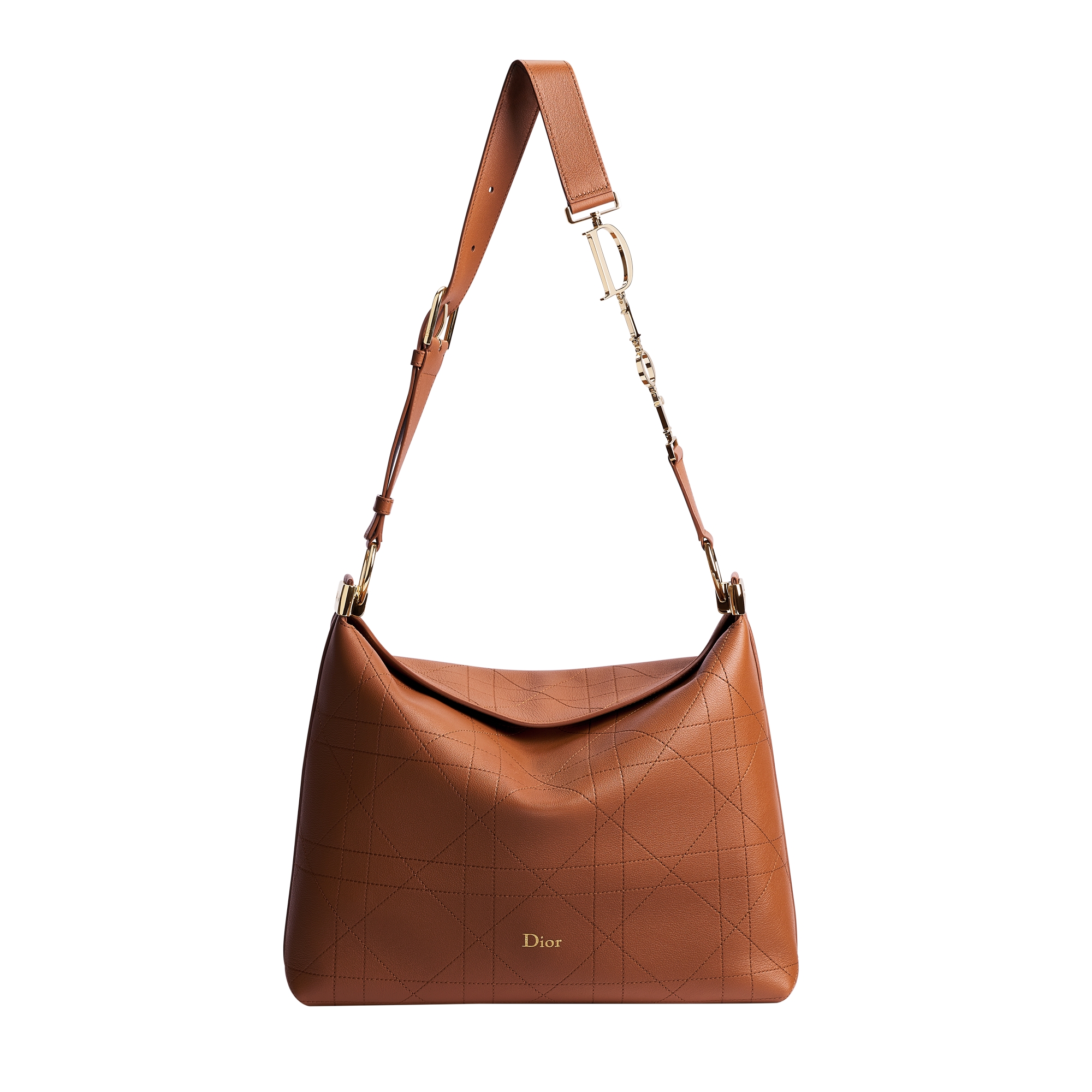 デパコス まとめ売り Dior MAC GIVENCHY BobbyBrown Medium Diorly Bag Marron Bobby Flat Macrocannage Grained Calfskin