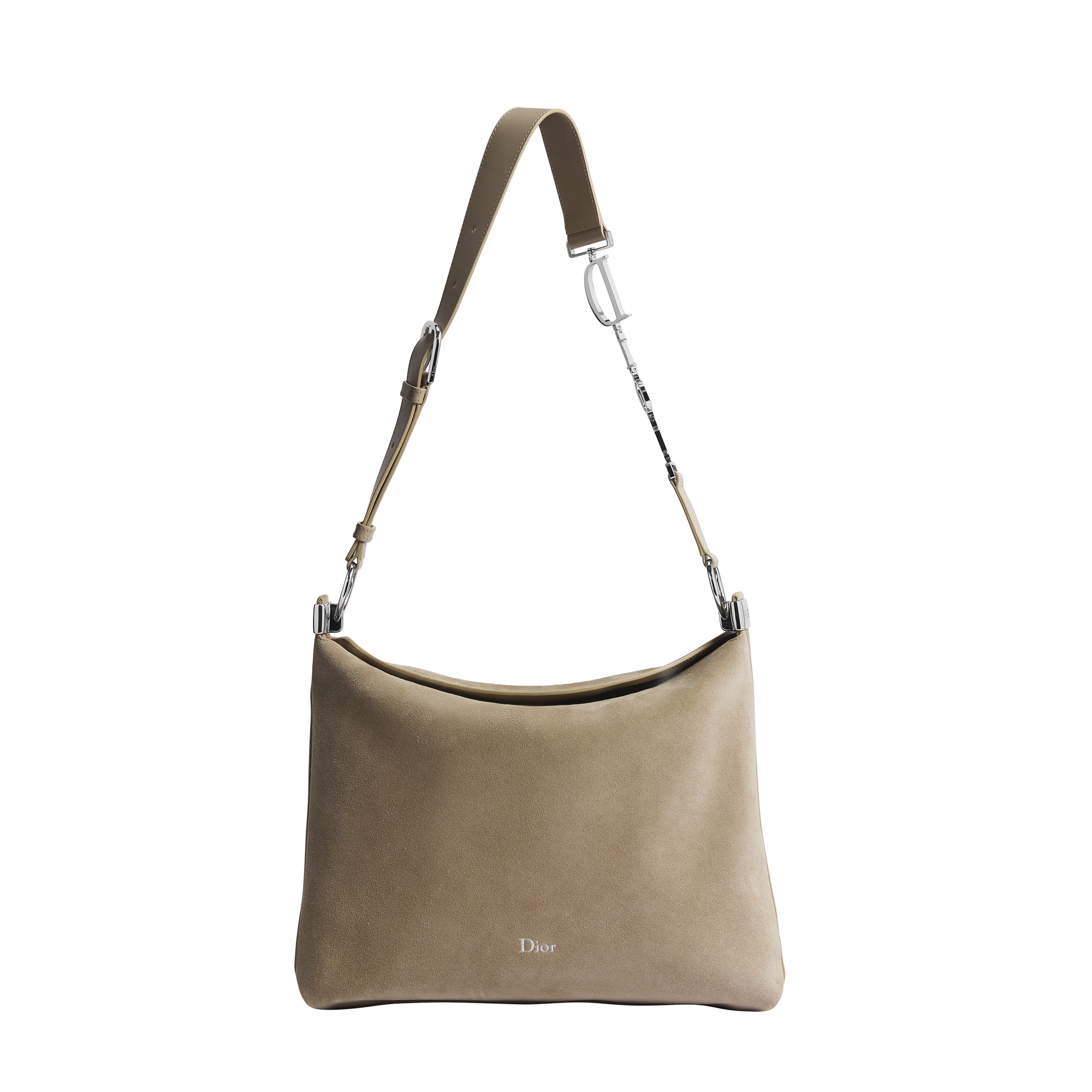 Medium Diorly Bag Sabbia Suede Calfskin E01