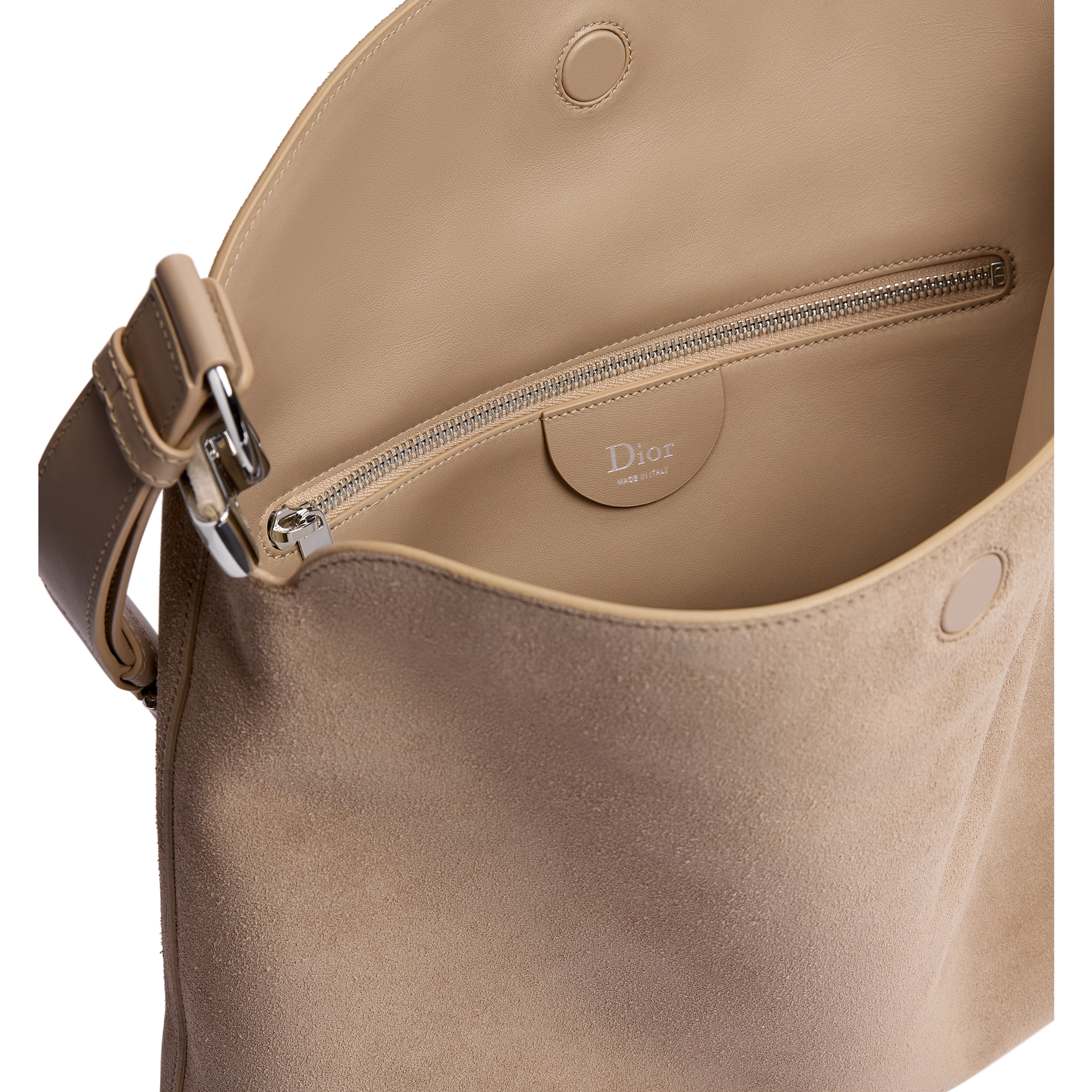 Medium Diorly Bag Sabbia Suede Calfskin E06