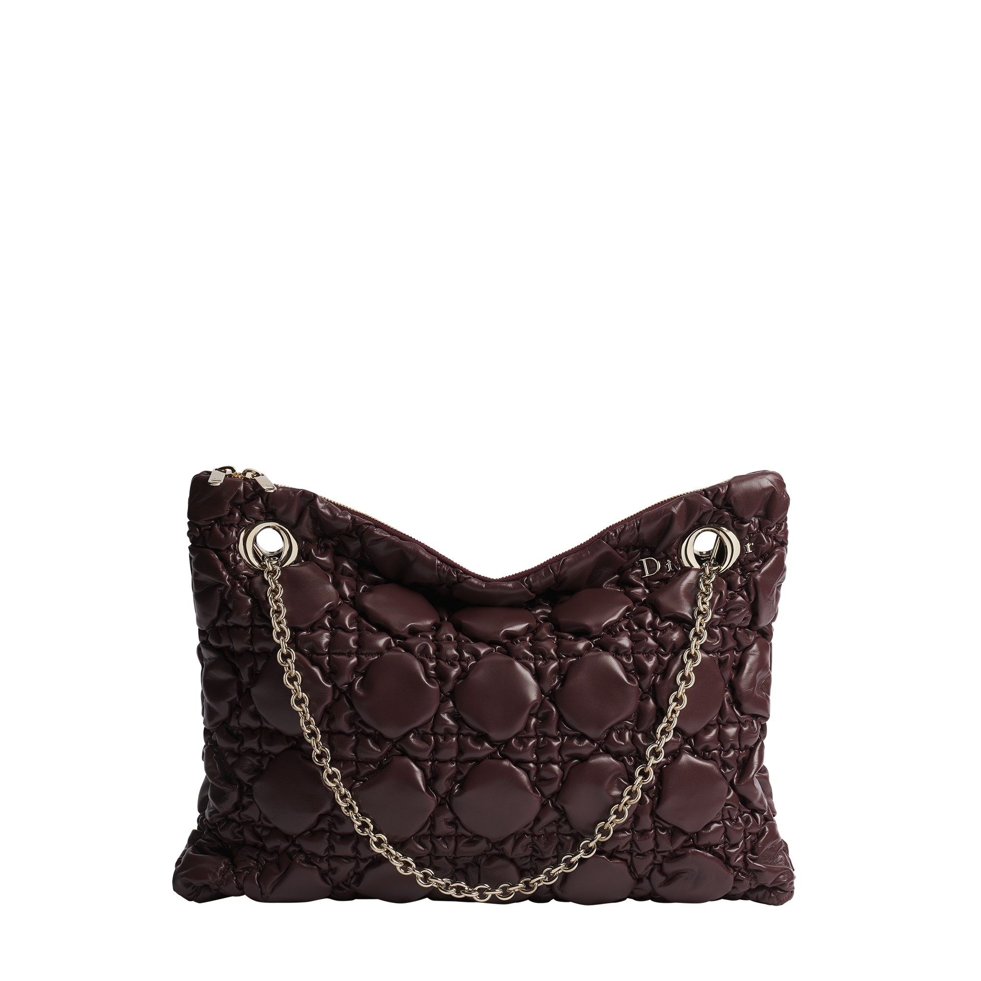 Medium Dior Crunchy Bag Forest Bloom Puffy Macrocannage Calfskin