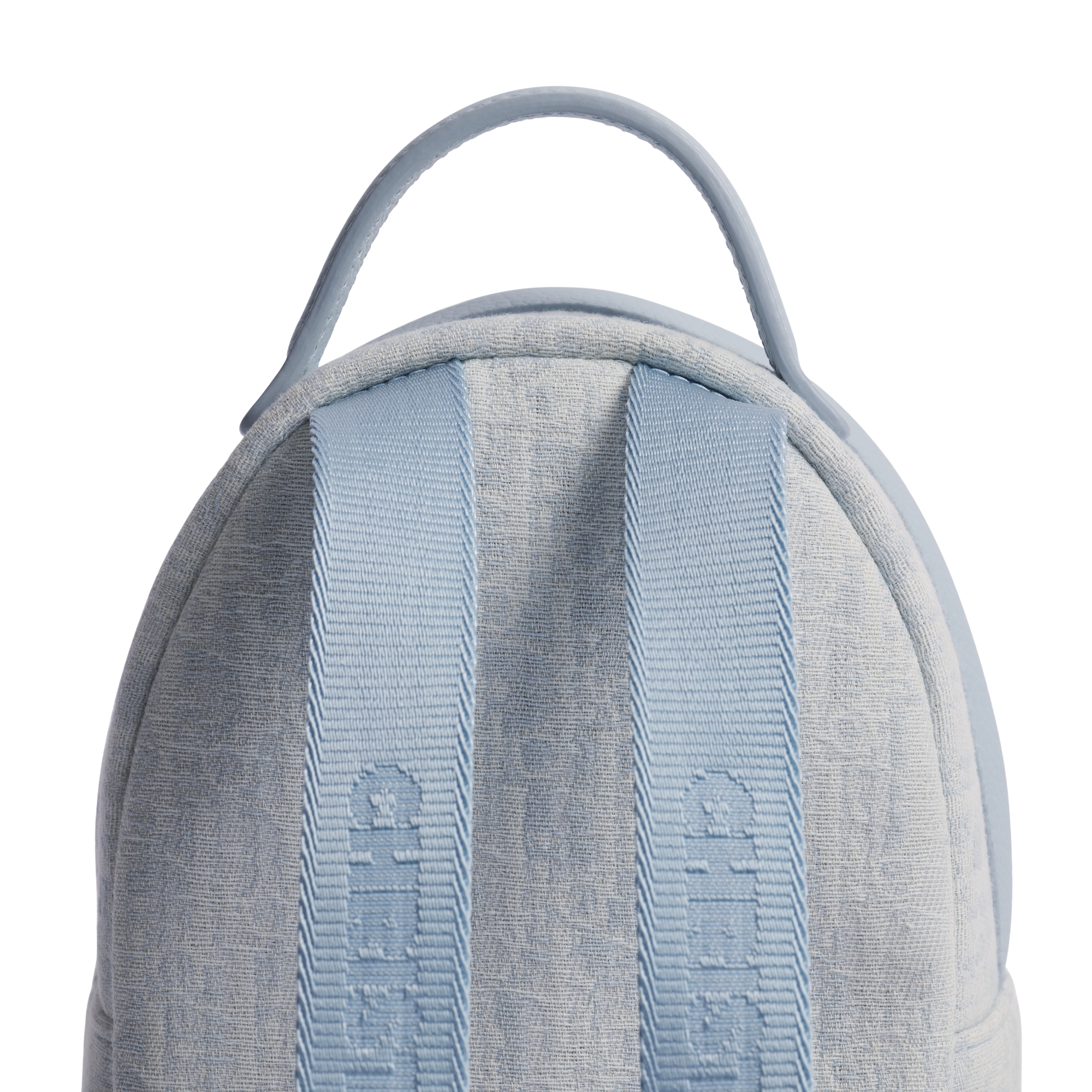 Kids' Mini Dior Rider Backpack Light Blue Dior Oblique Jacquard E08
